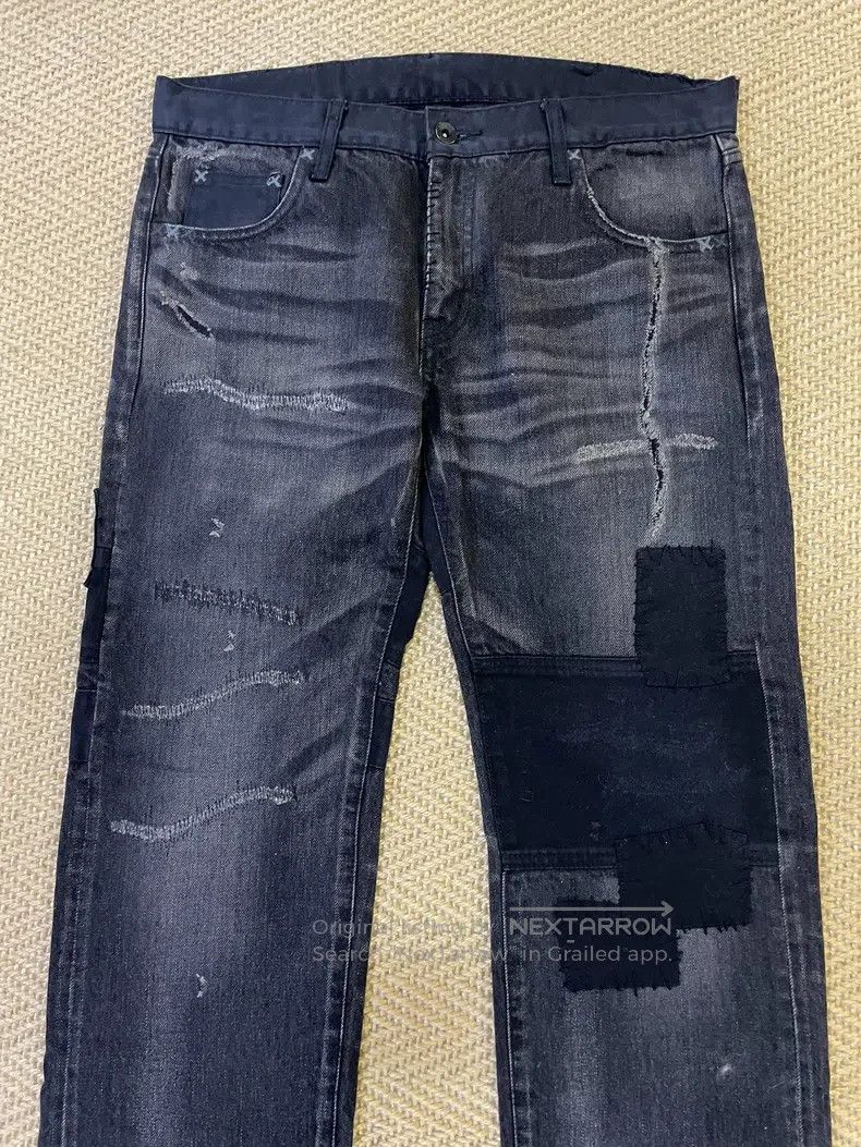 Neighborhood Neighborhood size M Black Soul Cow King Knitted Patch Jean Size US 27 - 3 Thumbnail