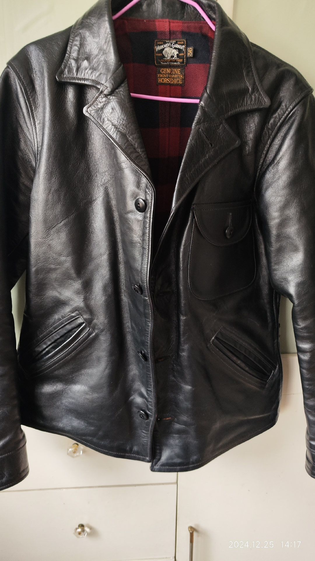 Freewheelers Freewheelers quadrangular leather coat 2501-Nextarrow Size US S / EU 44-46 / 1 - 1 Thumbnail