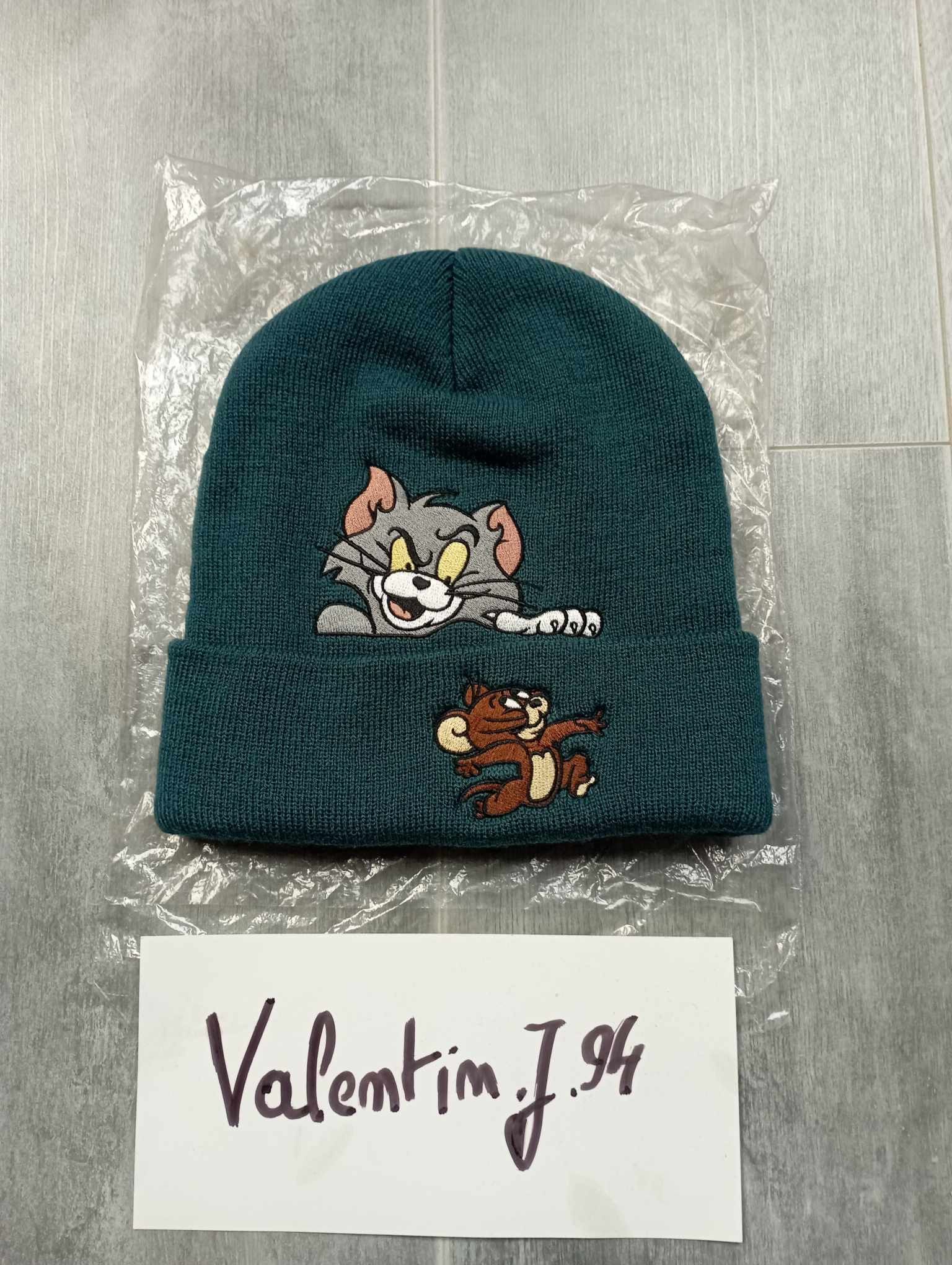 image of Supreme Tom And Jerry Beanie in Workteal, Men's
