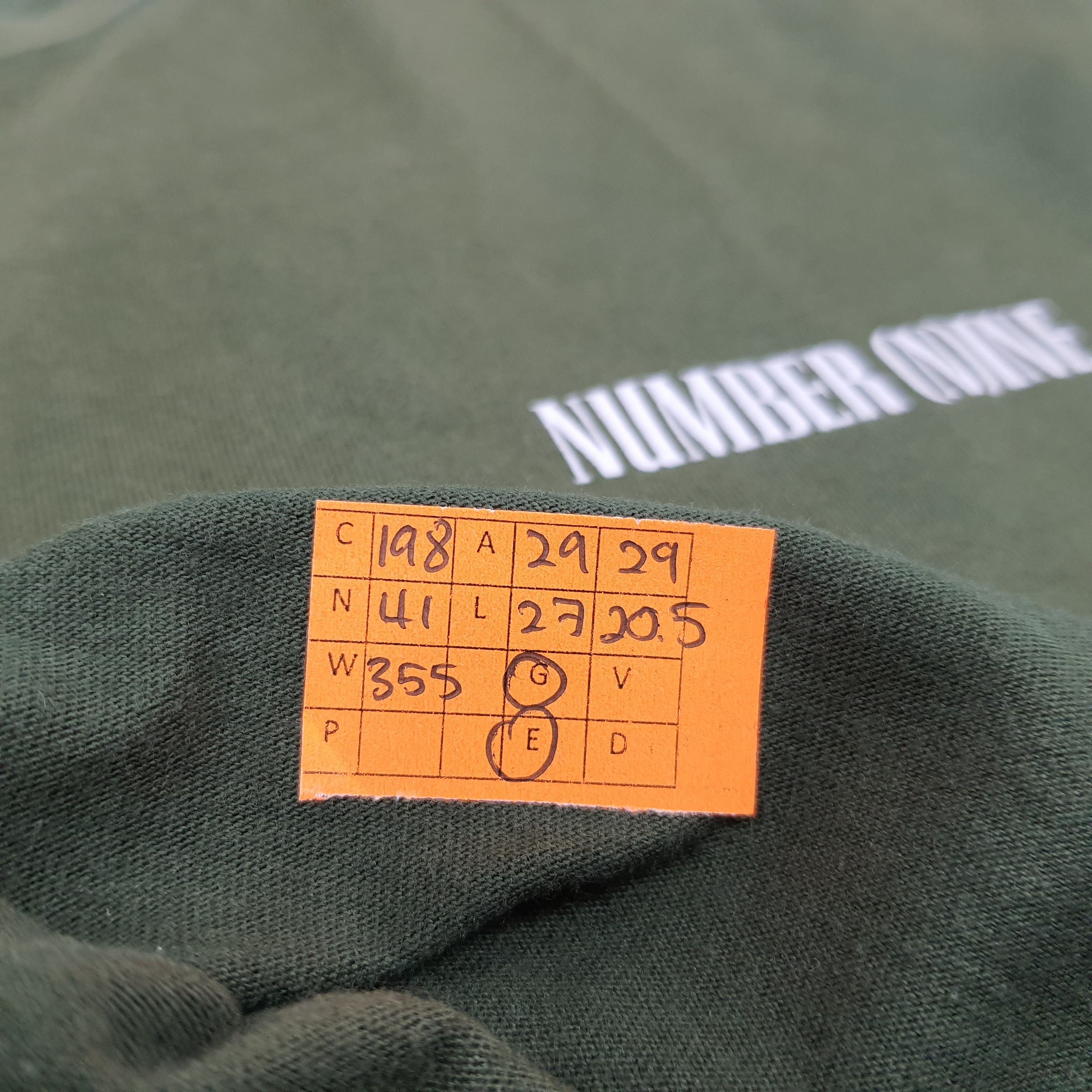 Japanese Brand × Number (N)ine × Vintage Vintage Number Nine Spell Out Oversized Boxy Cut Tshirt Size US L / EU 52-54 / 3 - 8 Thumbnail