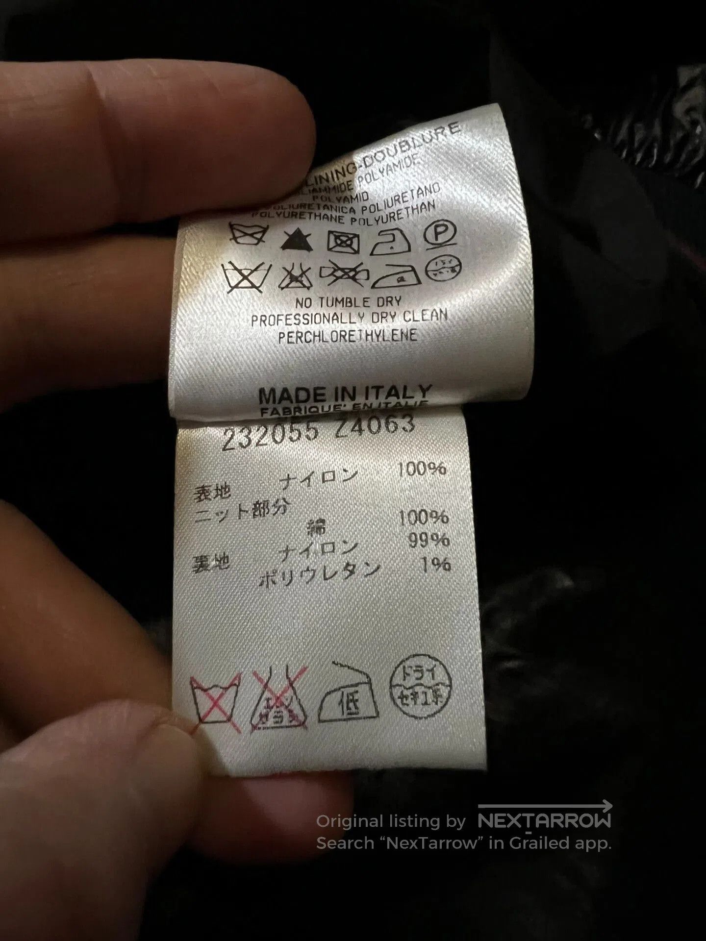 Gucci gucci logo embroidered jacket in black. Size US L / EU 52-54 / 3 - 8 Thumbnail