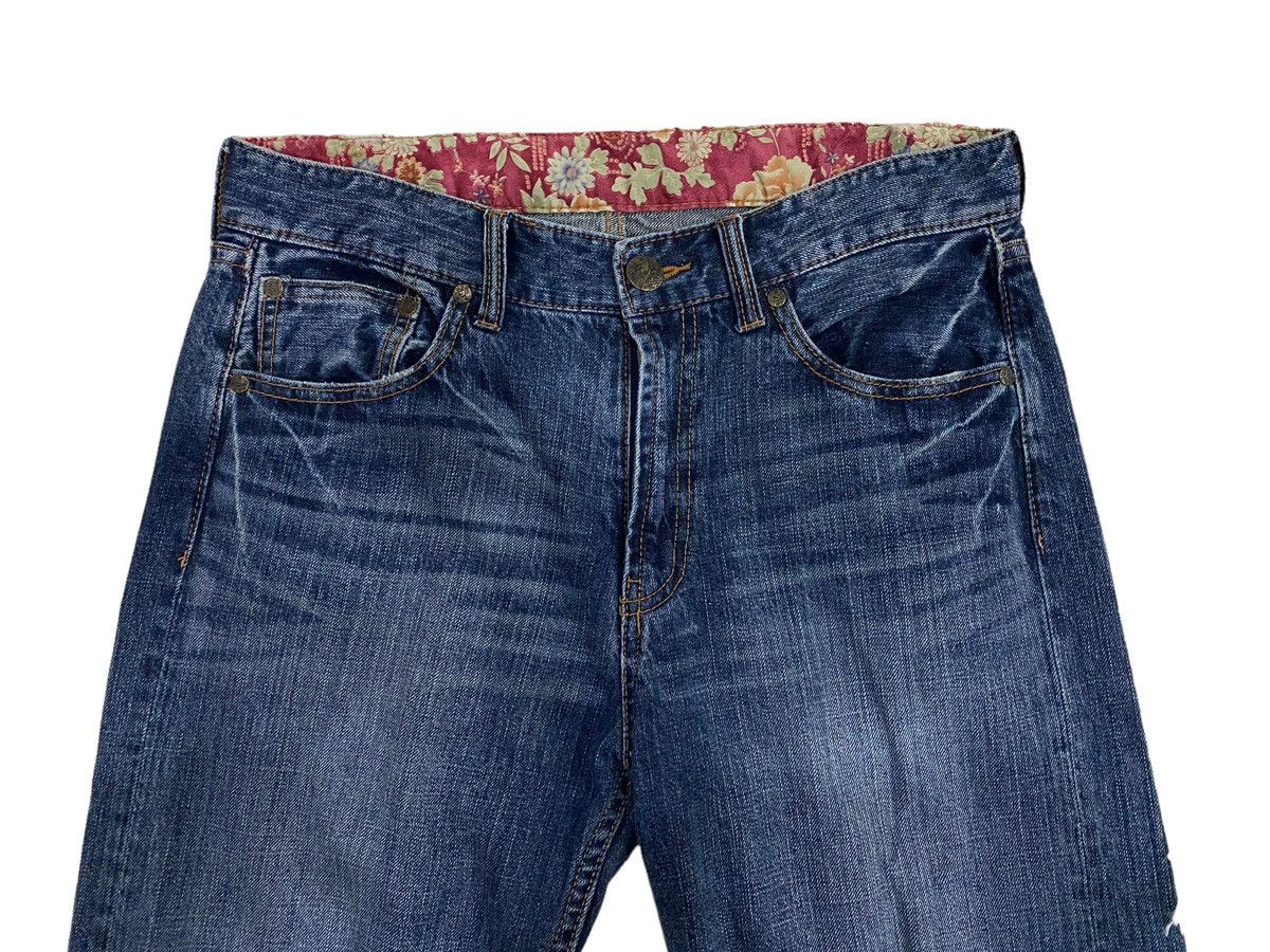 Japanese Brand Vintage Koi Pond Embroidery Denim Japan Size US 32 / EU 48 - 5 Thumbnail