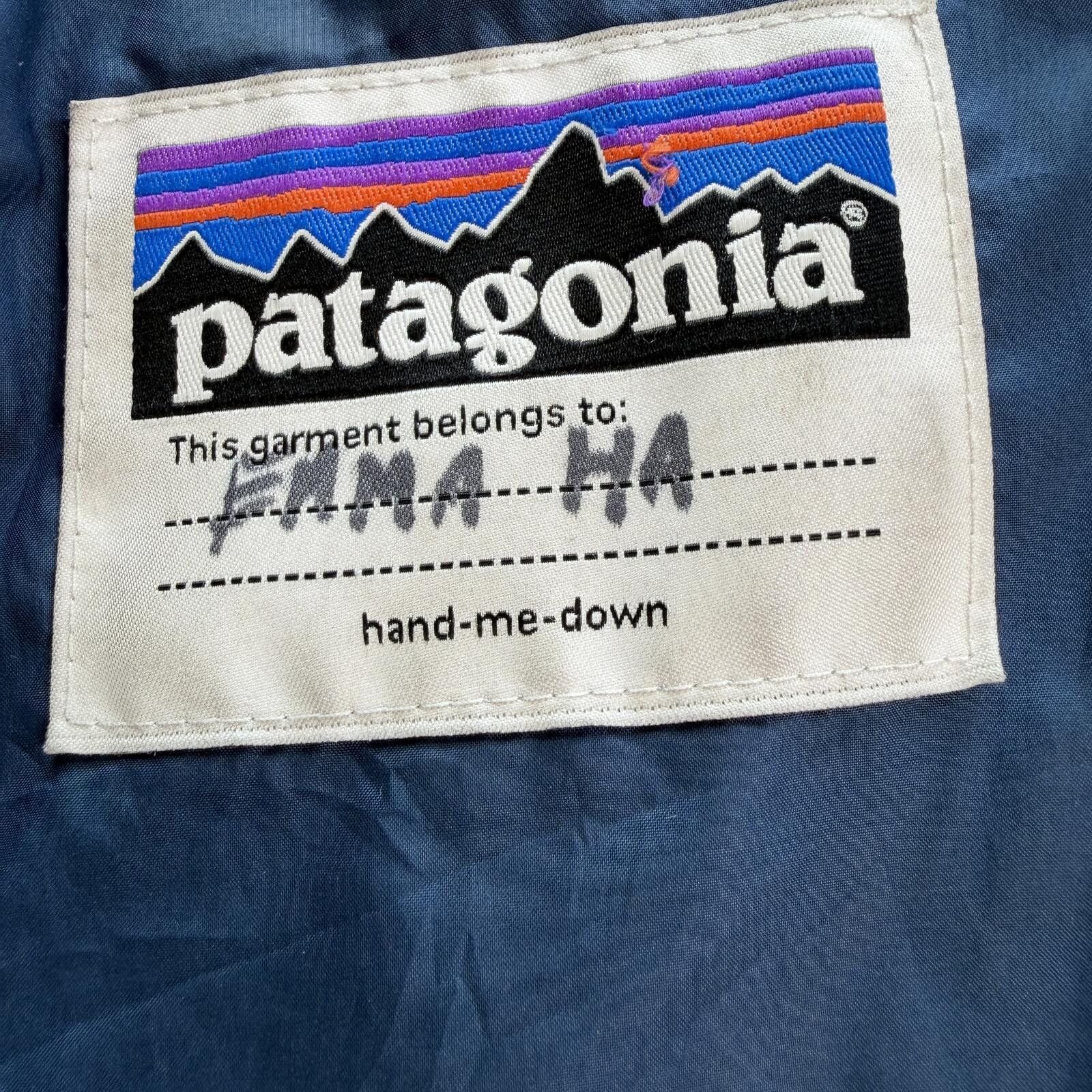 Patagonia Patagonia Navy Down Hooded Parka Jacket S Fleece Winter Coat Size S / US 4 / IT 40 - 7 Thumbnail