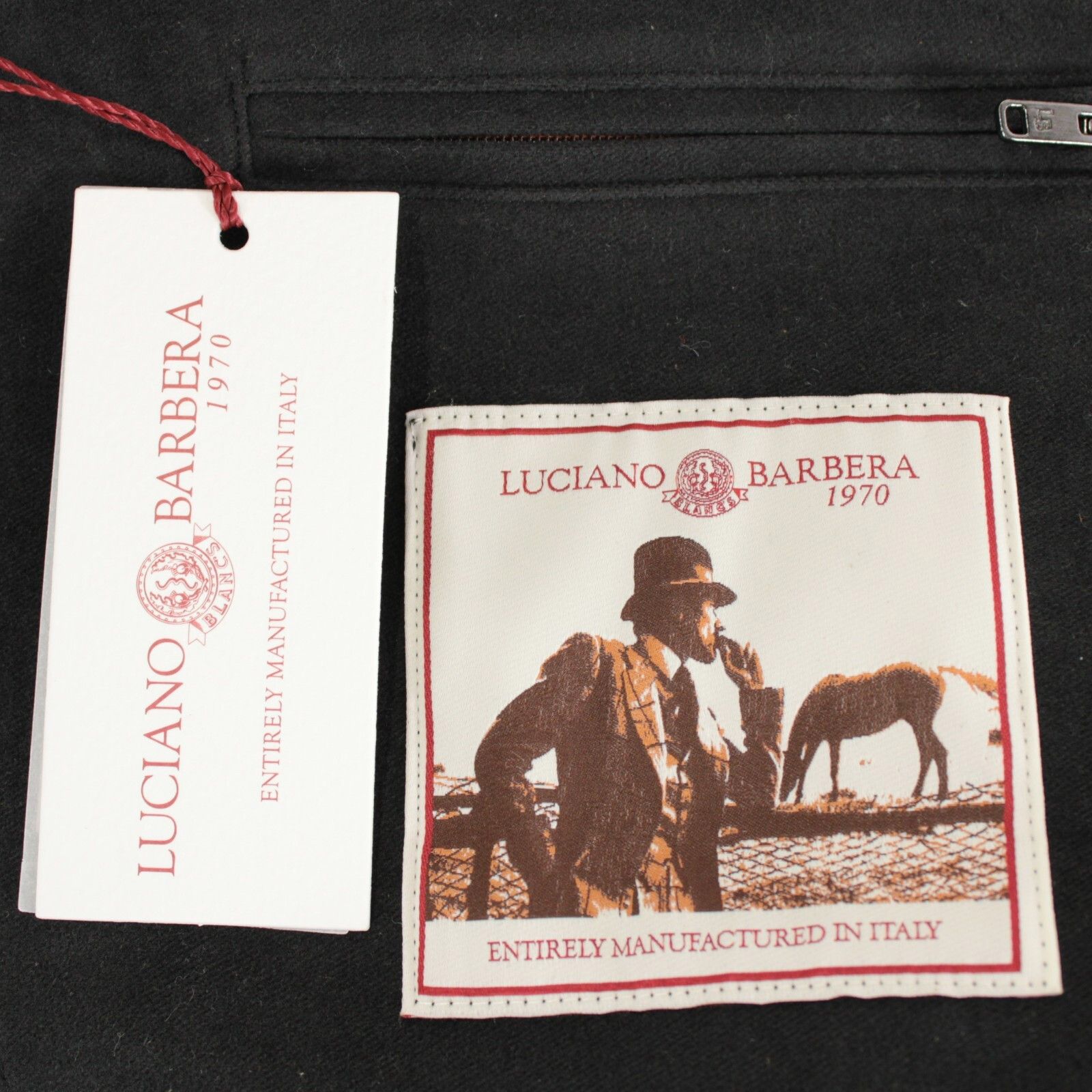 Luciano Barbera Luciano Barbera Blazer Size M US In Black Cotton Size US M / EU 48-50 / 2 - 9 Thumbnail
