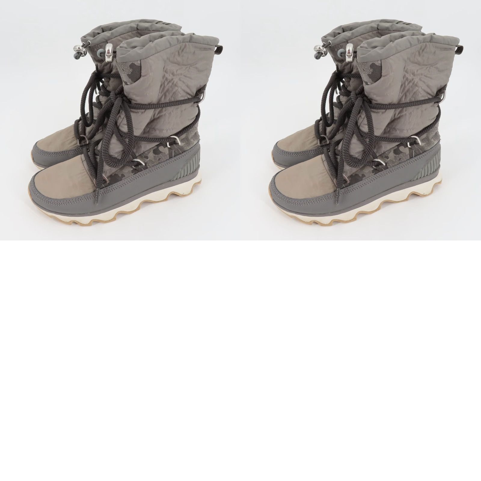 SOREL Sorel Kinetic Lace Up Boot Women 8.5 Gray Quarry NL3101-052 Winter Waterproof Boot Casual Snow Size US 9 / IT 39 - 10 Thumbnail