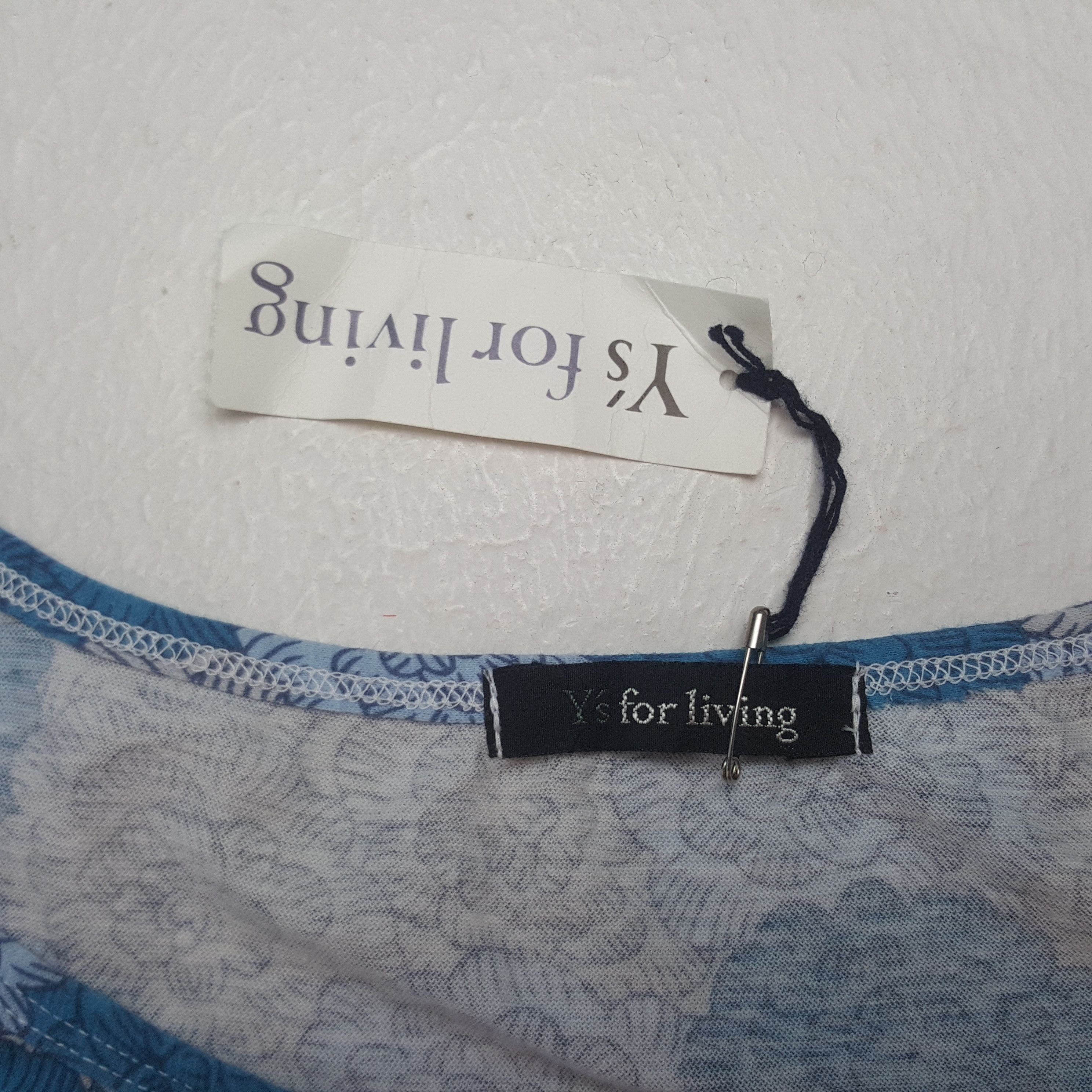 Y's Vintage Y's For Living by Yohji Yamamot Japanese Blouse Size XL / US 12-14 / IT 48-50 - 4 Thumbnail