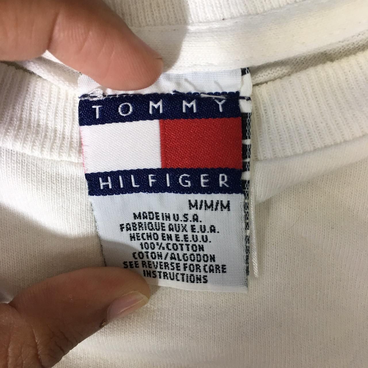 Tommy Hilfiger Vtg TOMMY HILFIGER USA Flag Logo Sailing Gear White Size US M / EU 48-50 / 2 - 3 Thumbnail