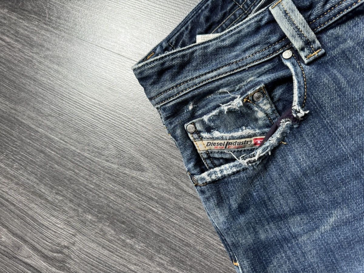 Diesel × Jean × Vintage Vintage 00s Diesel Pants Distressed Y2k Style Size US 32 / EU 48 - 4 Thumbnail
