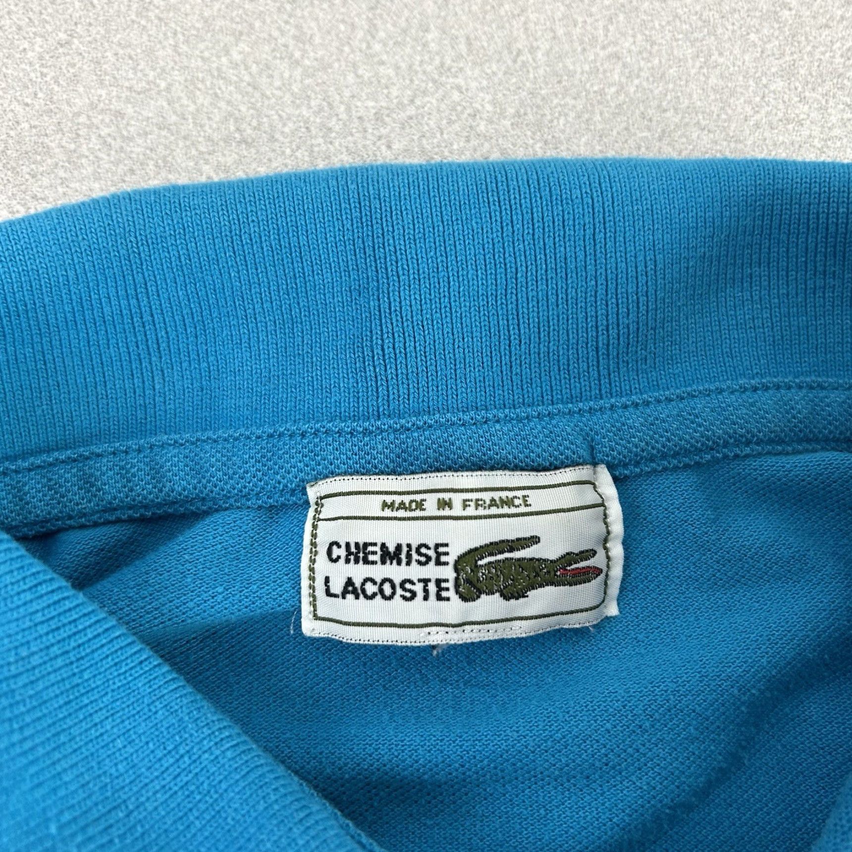 Lacoste VINTAGE Lacoste Polo Shirt Mens M Blue Preppy Golf Tennis Croc Logo 80s Mens Regular Short Sleeve Button Collared Knit Cotton Logo 80s Size US M / EU 48-50 / 2 - 3 Thumbnail