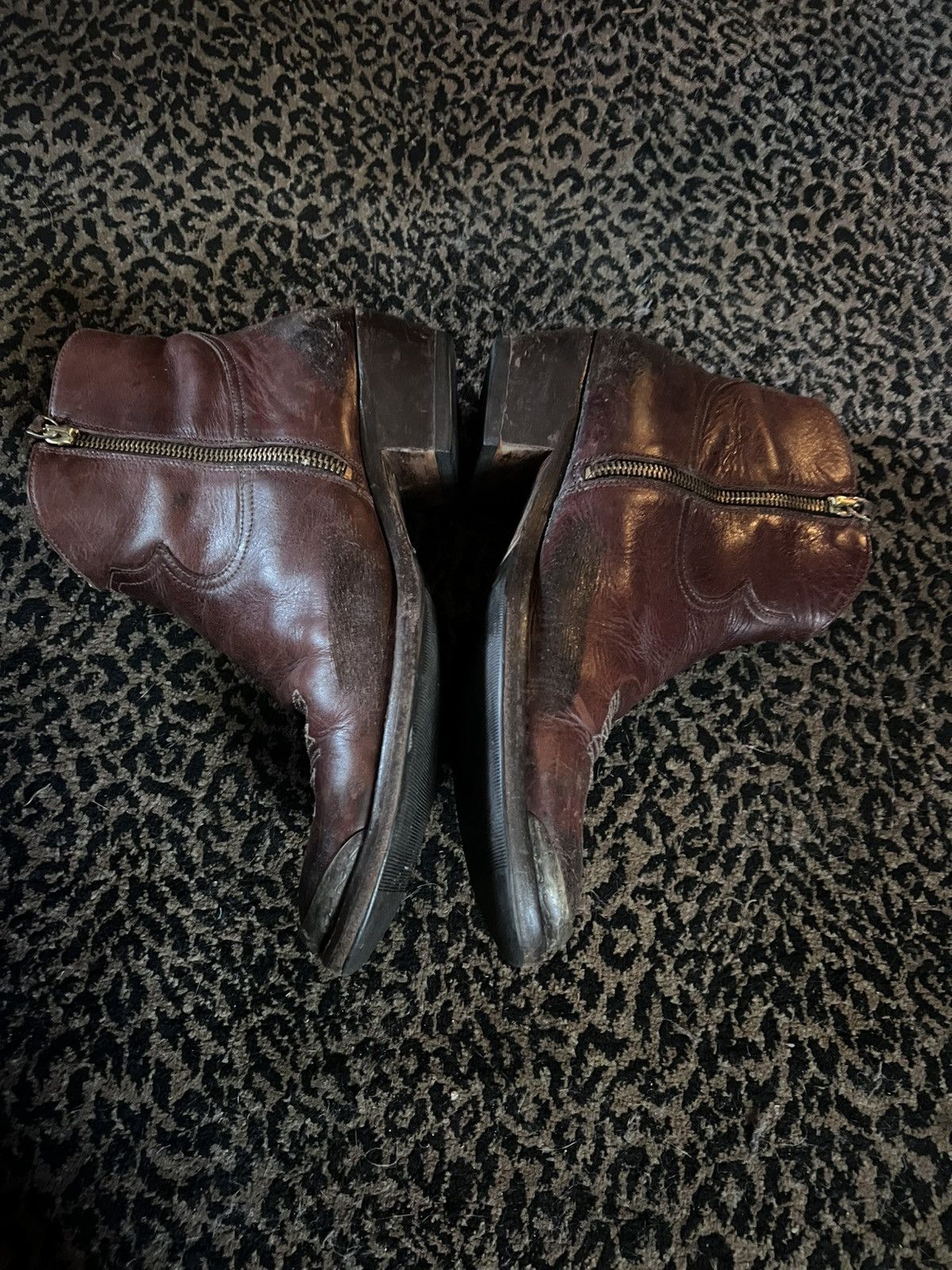 Golden Goose Golden goose vintage handmade leather cowboy boot Size US 10 / IT 40 - 3 Thumbnail