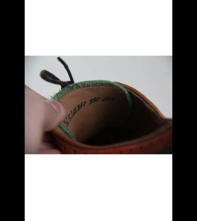 Ralph Lauren Purple Label Ralph Lauren Purple Label Pebble Grain Brogues Derby Shoe Size US 10.5 / EU 43-44 - 6 Thumbnail