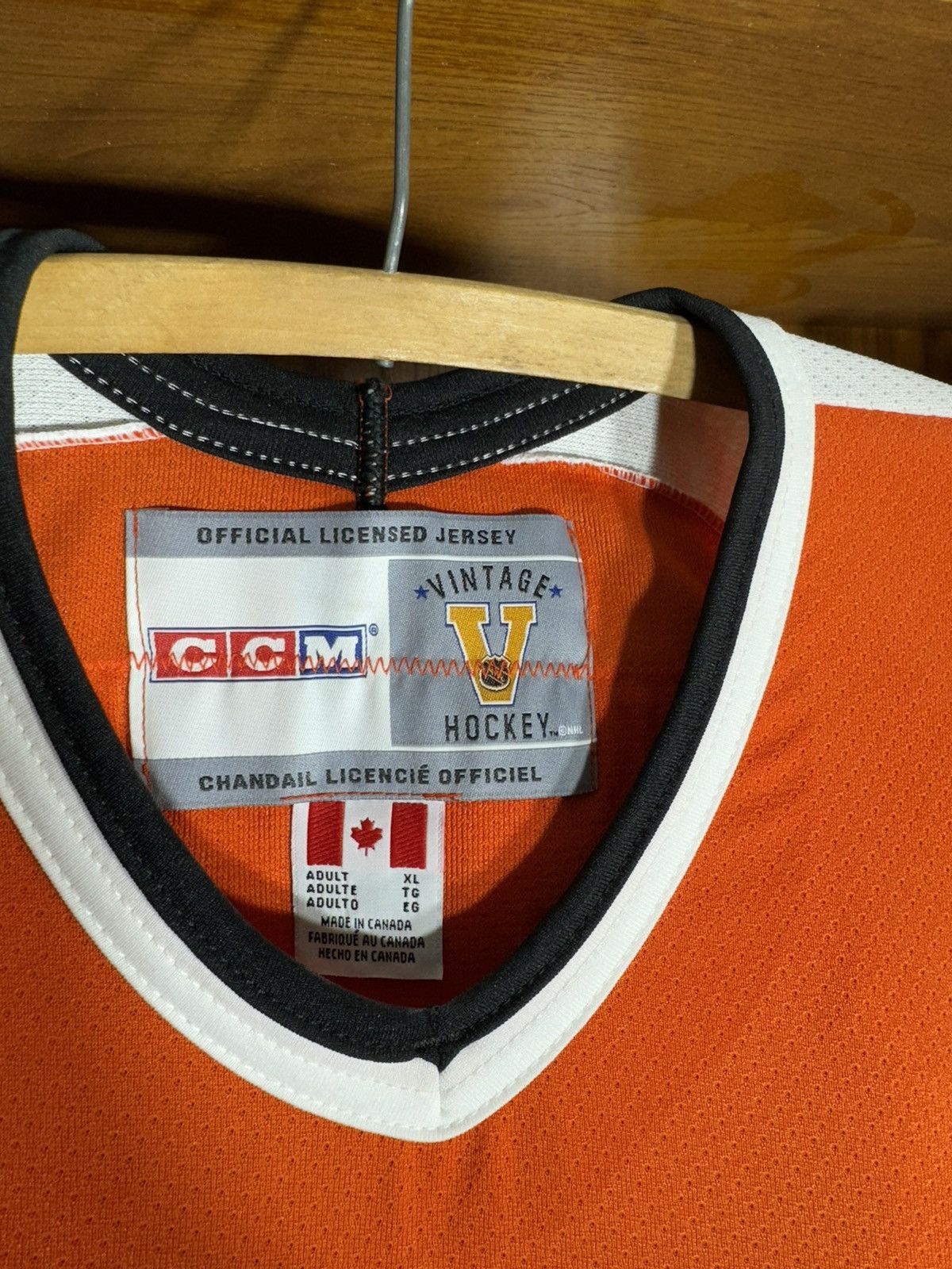 Vintage Vintage CCM Signed Philadelphia Flyers Jersey Size US XL / EU 56 / 4 - 4 Thumbnail