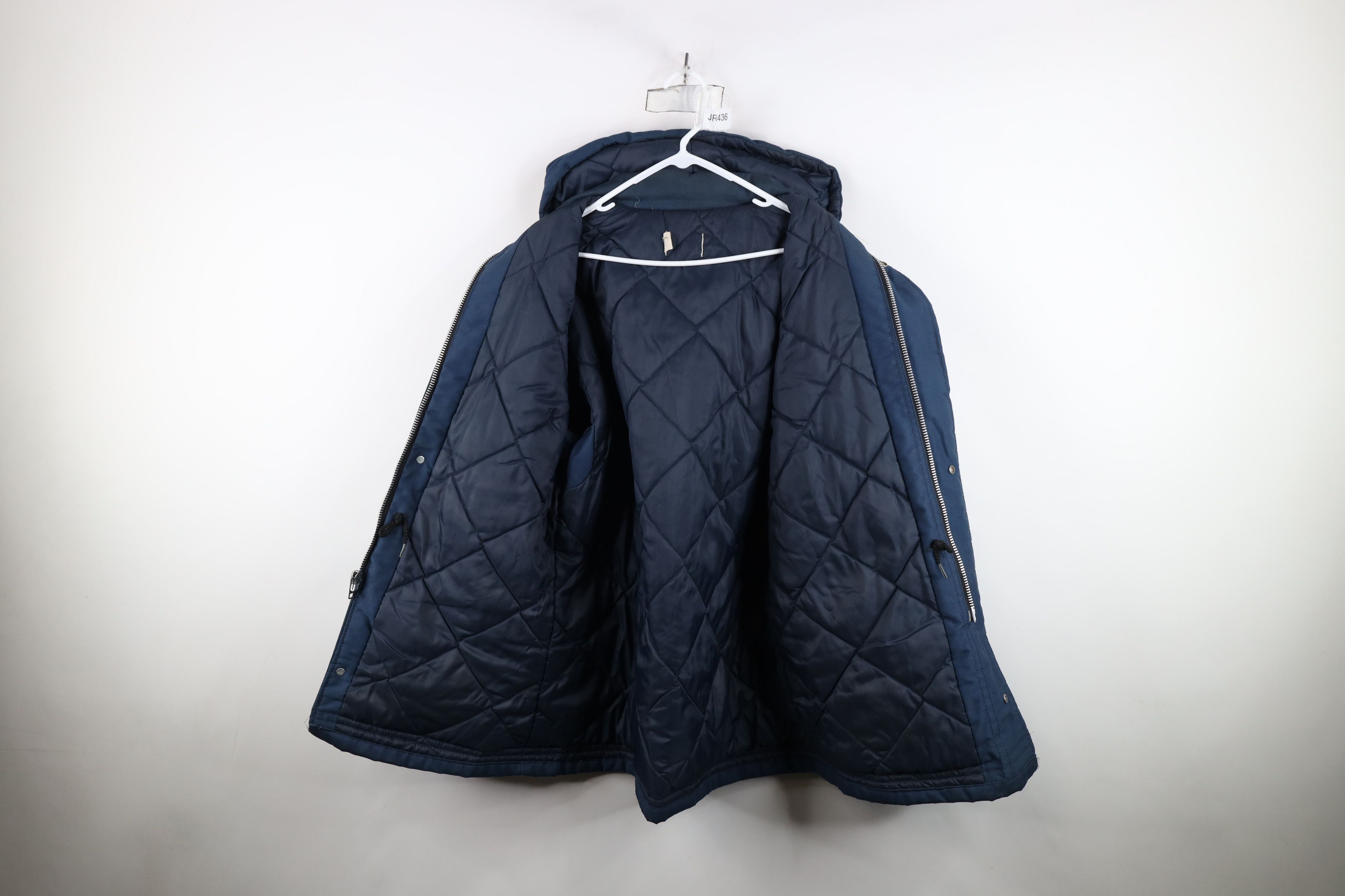 Vintage Vintage 60s 70s Co FoMoCo Quilted Hooded Mechanic Jacket USA Size US L / EU 52-54 / 3 - 11 Thumbnail