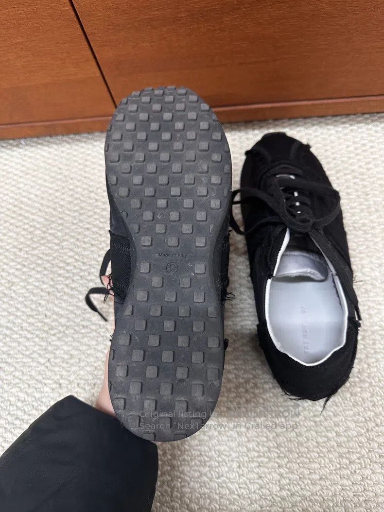 The Row The Row Black Silk Sneakers Size US 6.5 / IT 36.5 - 6 Thumbnail