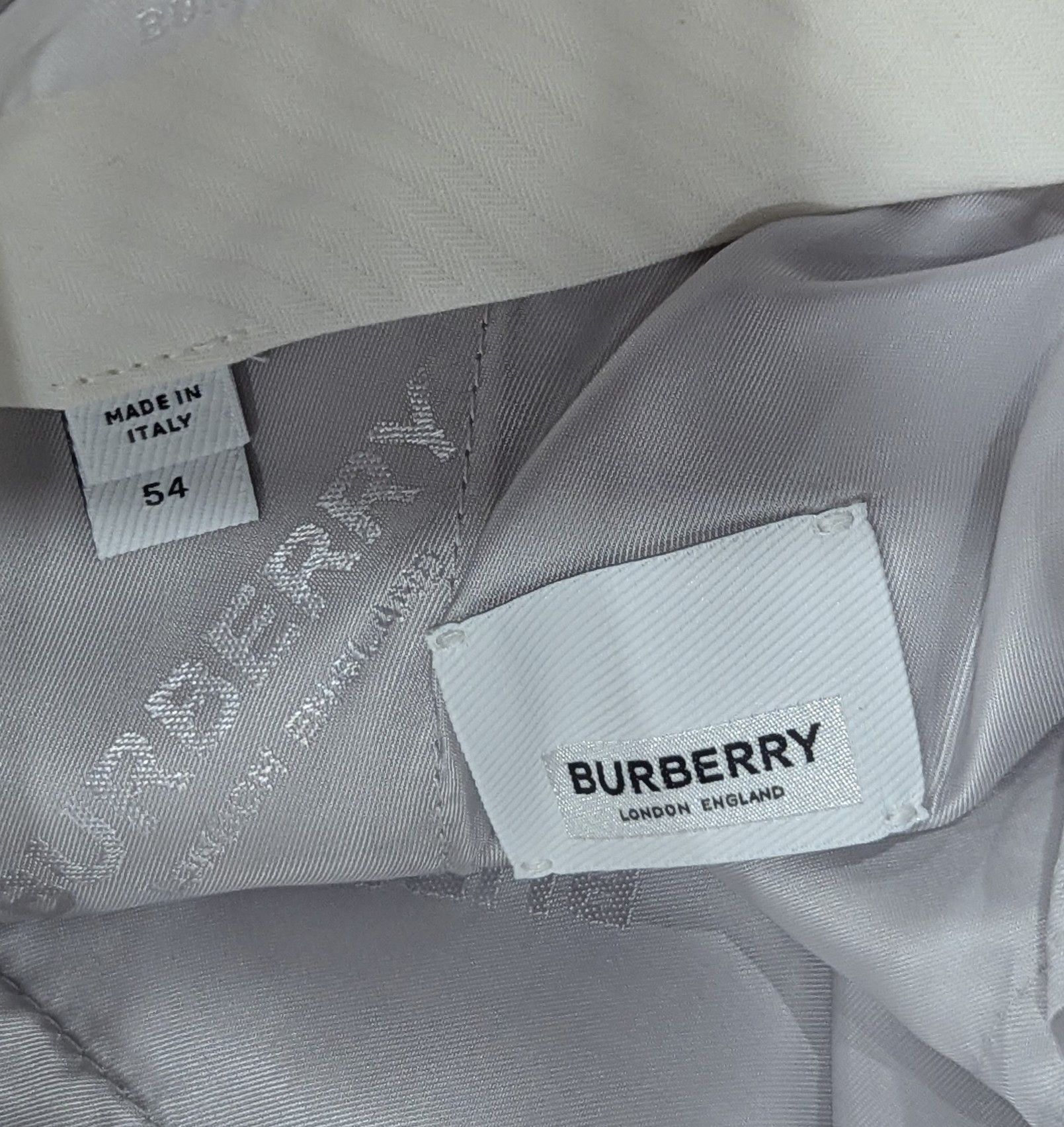 Burberry Burberry Straight Leg Wool Trousers Grey Taupe 54 US 38 Size US 38 / EU 54 - 7 Thumbnail
