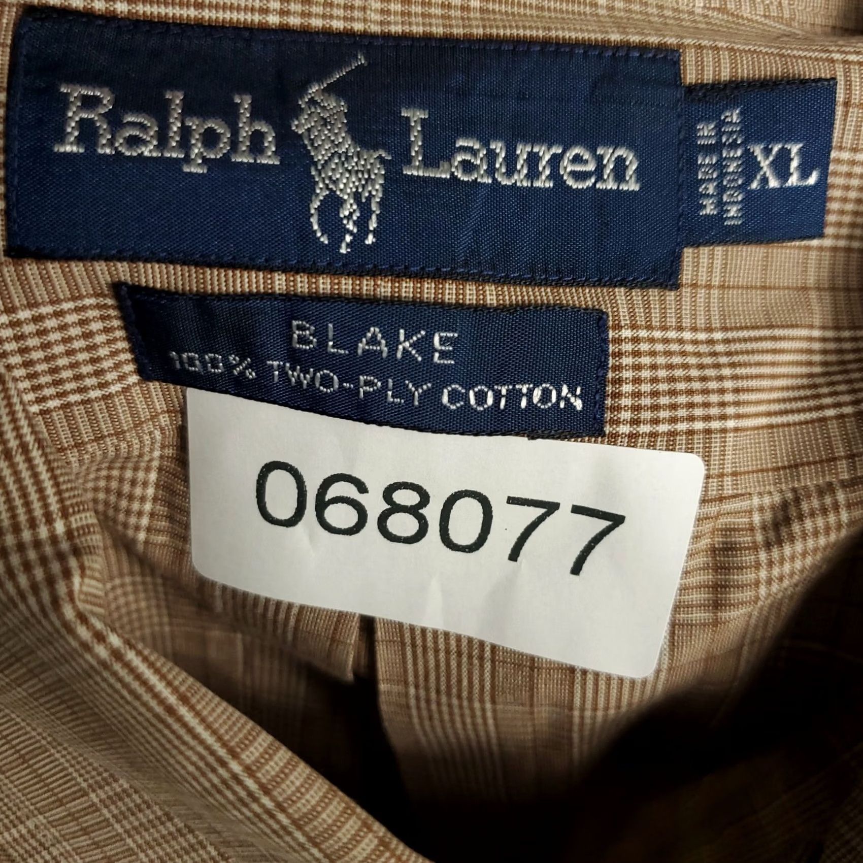 Ralph Lauren Ralph Lauren Shirt Mens XL Brown Plaid Button-Up Short Sleeve Button-Down Collar Size US XL / EU 56 / 4 - 7 Thumbnail