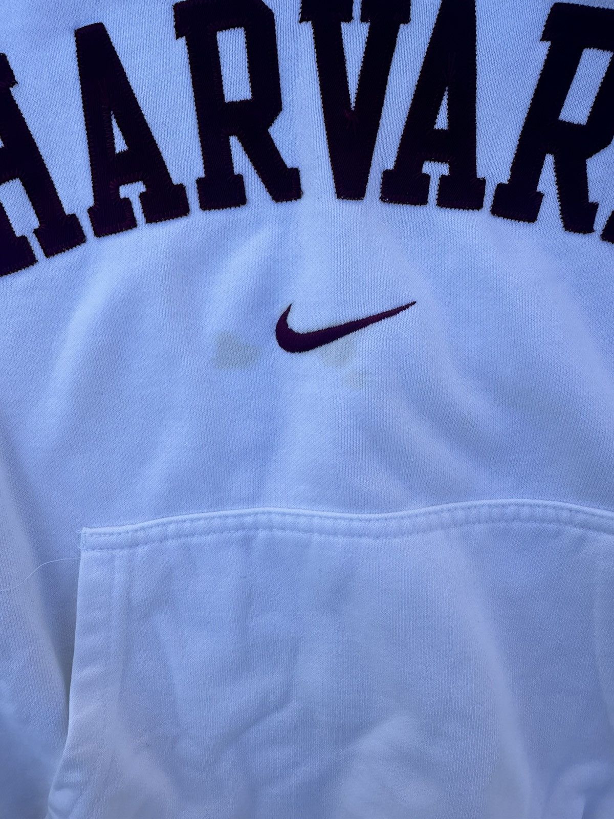Nike × Vintage Nike Vintage 90s Harvard Hoodie White small Size US S / EU 44-46 / 1 - 3 Thumbnail