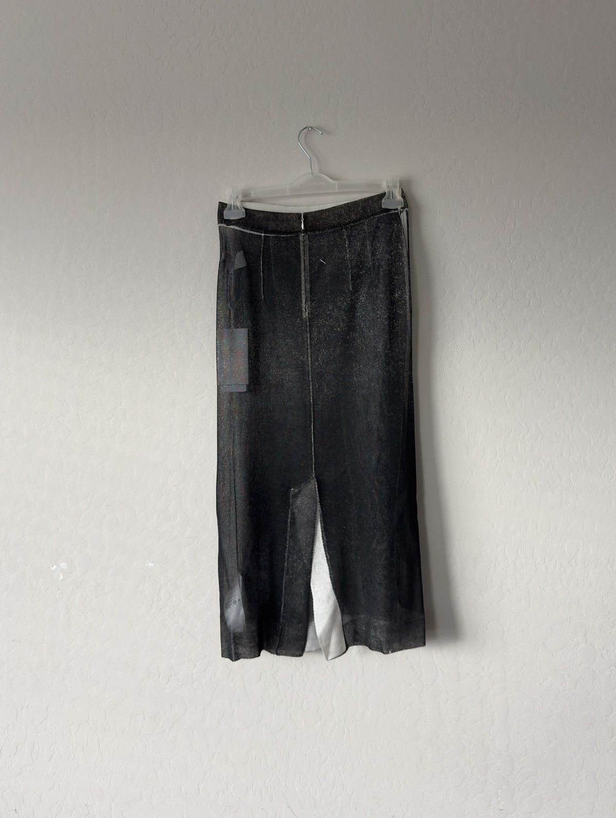 Maison Margiela $1990 Maison Margiela Silk Serigraphic Skirt Size 26" / US 2 / IT 38 - 3 Thumbnail