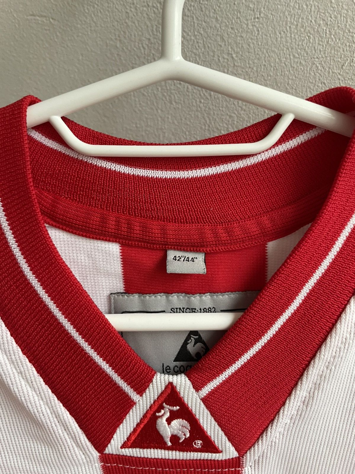 Le Coq Sportif Stoke City 2001 2002 2003 Home Football Soccer Jersey Shirt Size US XL / EU 56 / 4 - 9 Thumbnail
