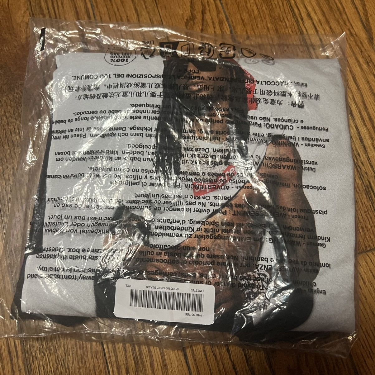 Supreme In Hand Supreme Playboi Carti Photo Tee Black Size XXL Size US XXL / EU 58 / 5 - 4 Thumbnail
