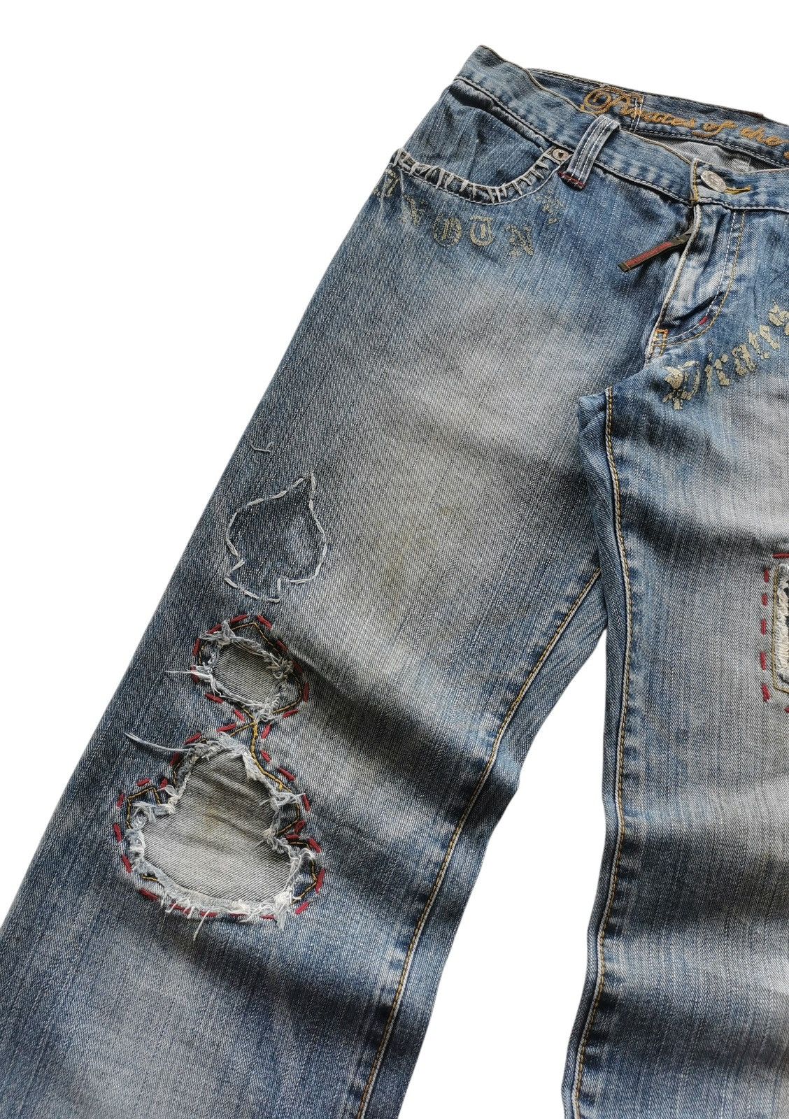 291295=Homme 291295 HOMME Patchwork Jeans Pirates of the Desert Size US 31 - 8 Thumbnail