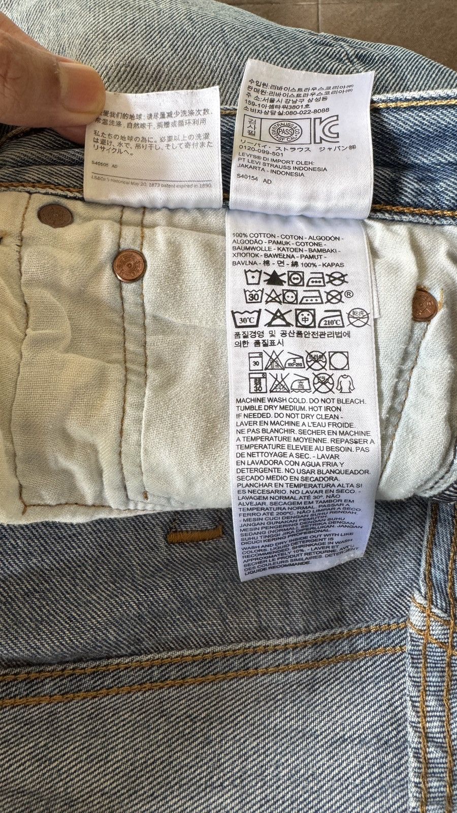 Levi's LEVIS 501 JEANS Size US 34 / EU 50 - 15 Thumbnail