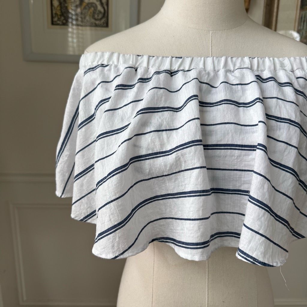 Other Helen Owen X Aqua Bandeau Ruffle Tube Too Cropped M Size M / US 6-8 / IT 42-44 - 4 Thumbnail