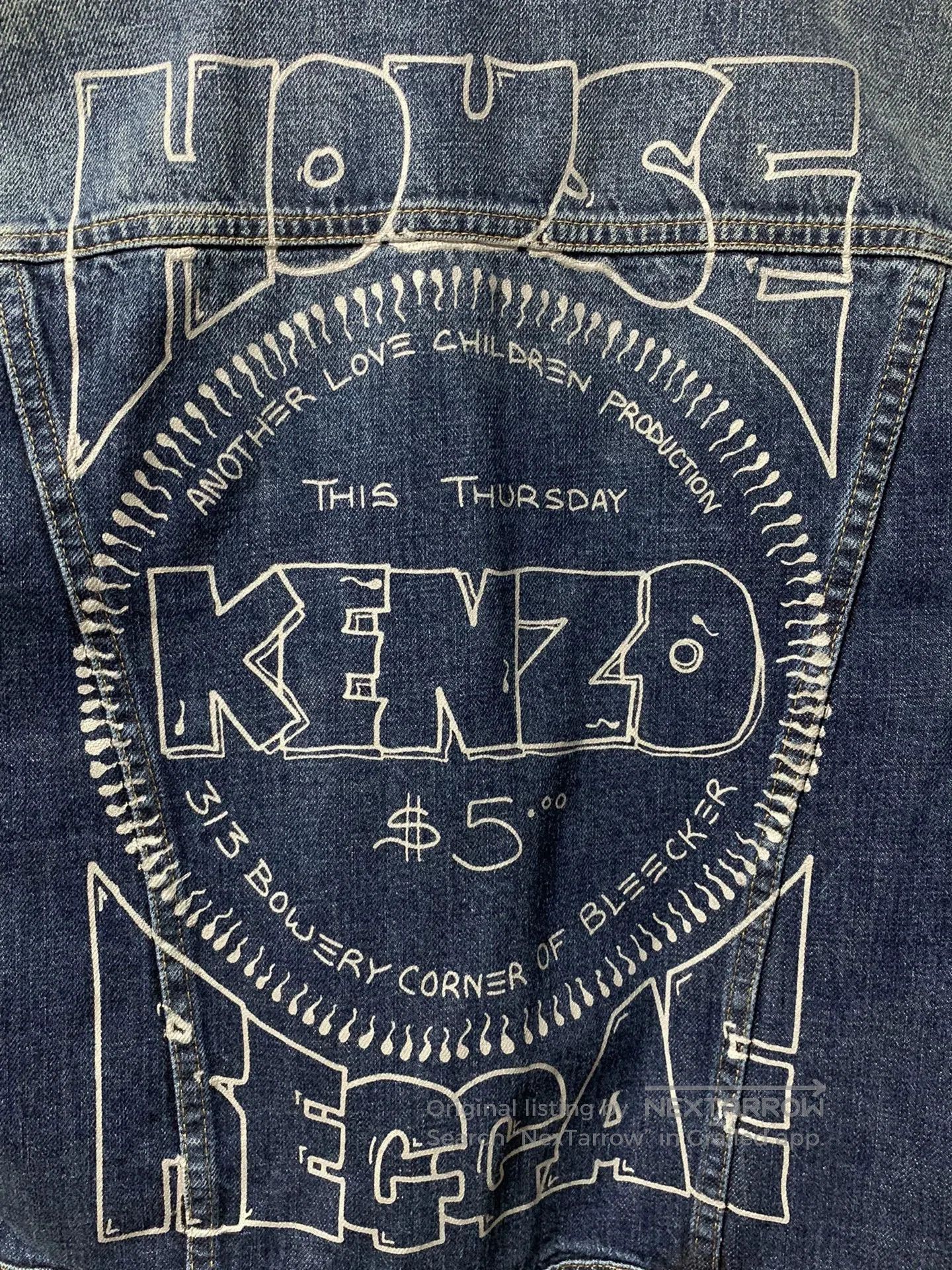 Kenzo Kenzo Fluorescent Velcro Denim Jacket. Size US S / EU 44-46 / 1 - 6 Thumbnail