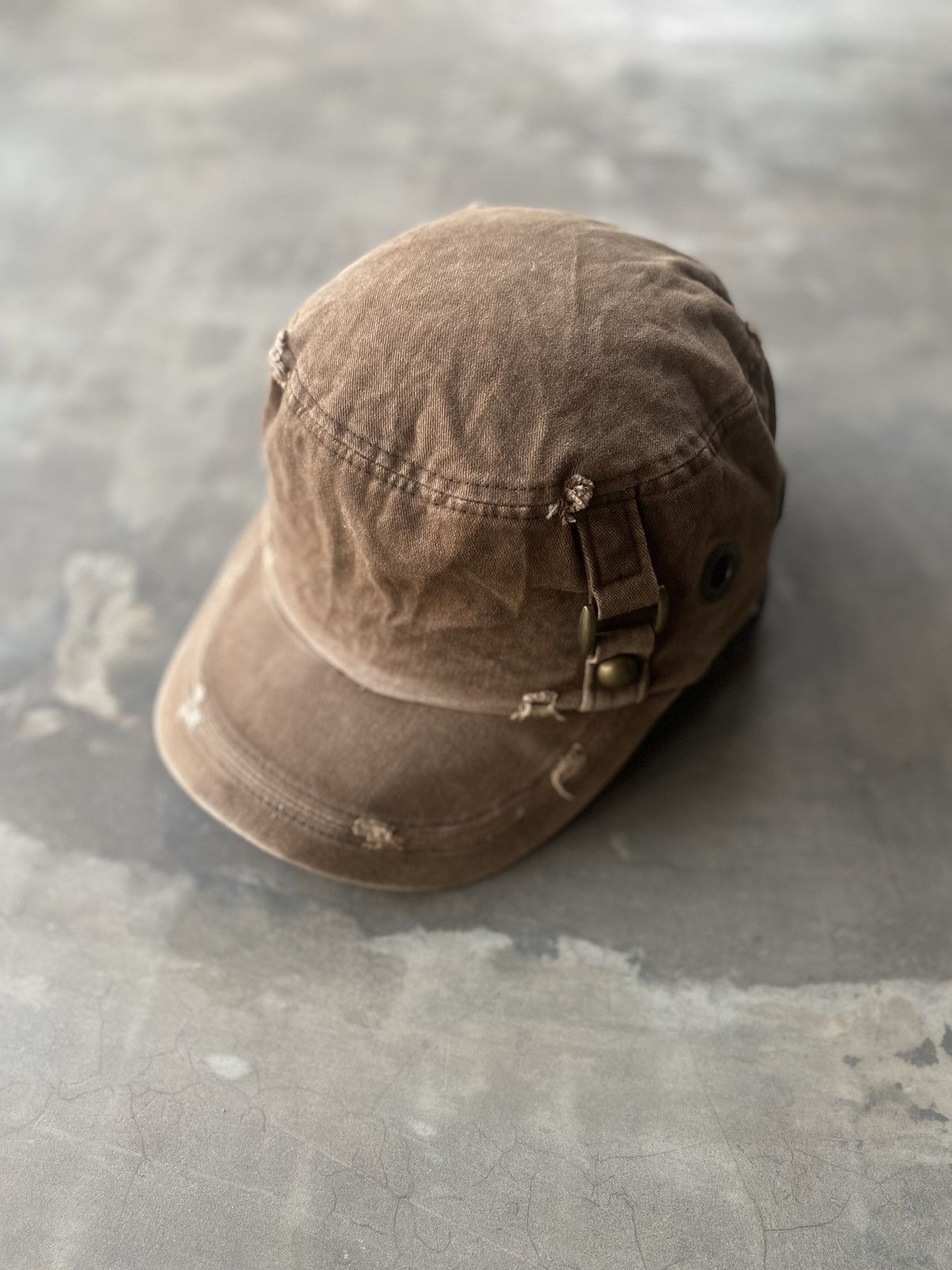 Japanese Brand STUDDED PATROL CADET CAP Size ONE SIZE - 1 Thumbnail