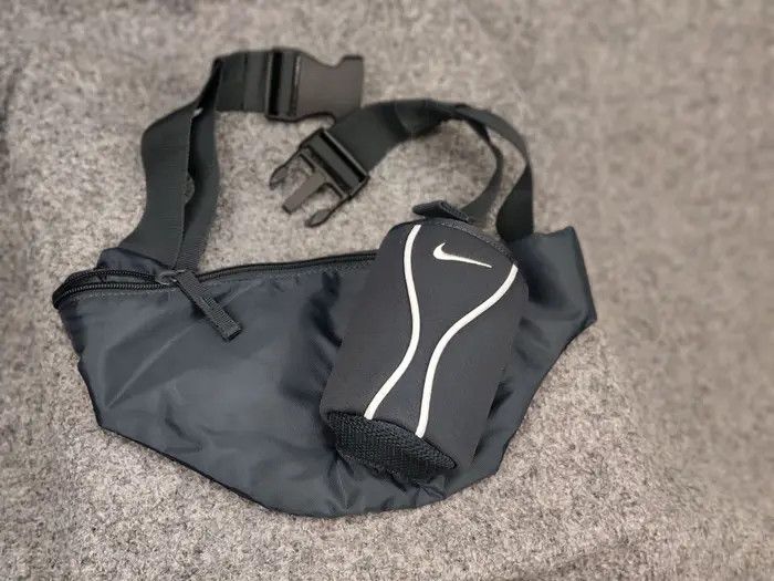 Nike Vintage 90's Nike Water Bottle Holder waist Gray bag hiking Size ONE SIZE - 2 Thumbnail