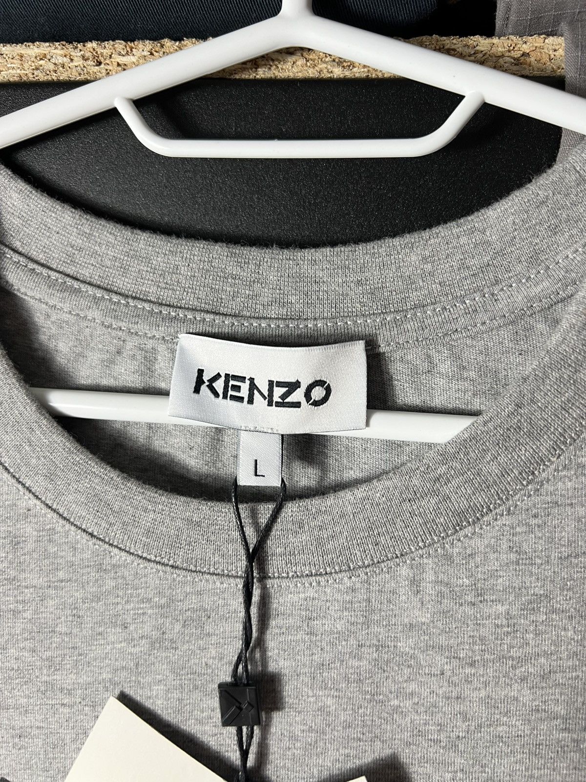Kenzo Kenzo Tiger Logo T-Shirt Grey – Size M – New with Tags Size US M / EU 48-50 / 2 - 6 Thumbnail