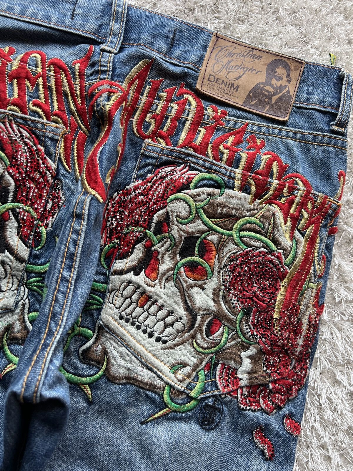 Christian Audigier Very rare Cristian Audigier jeans Size US 31 - 4 Thumbnail