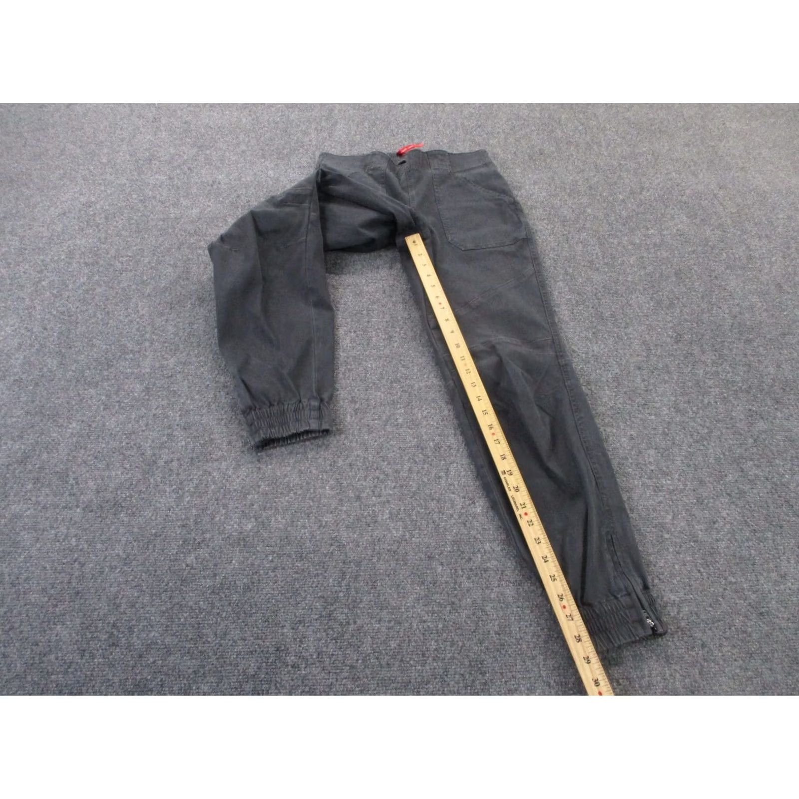 Spanx Spanx Pants Women M Gray Canvas Joggers Athletic Stretch Pull On Casual Size 32" / US 10 / IT 46 - 3 Thumbnail