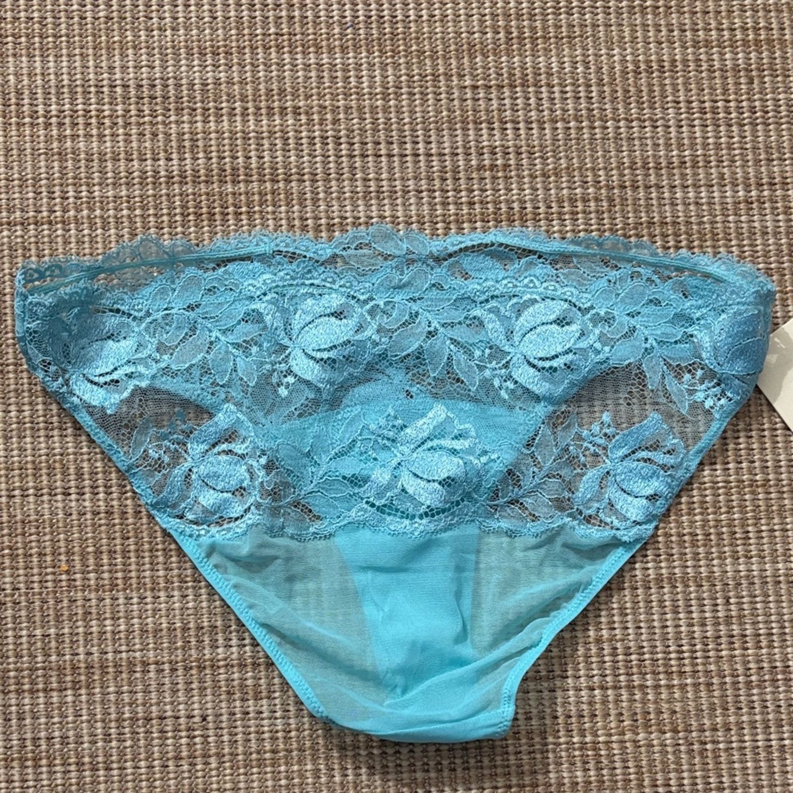 La Perla La Perla Women's Lace Panties - Turquoise Size M Size ONE SIZE - 6 Thumbnail