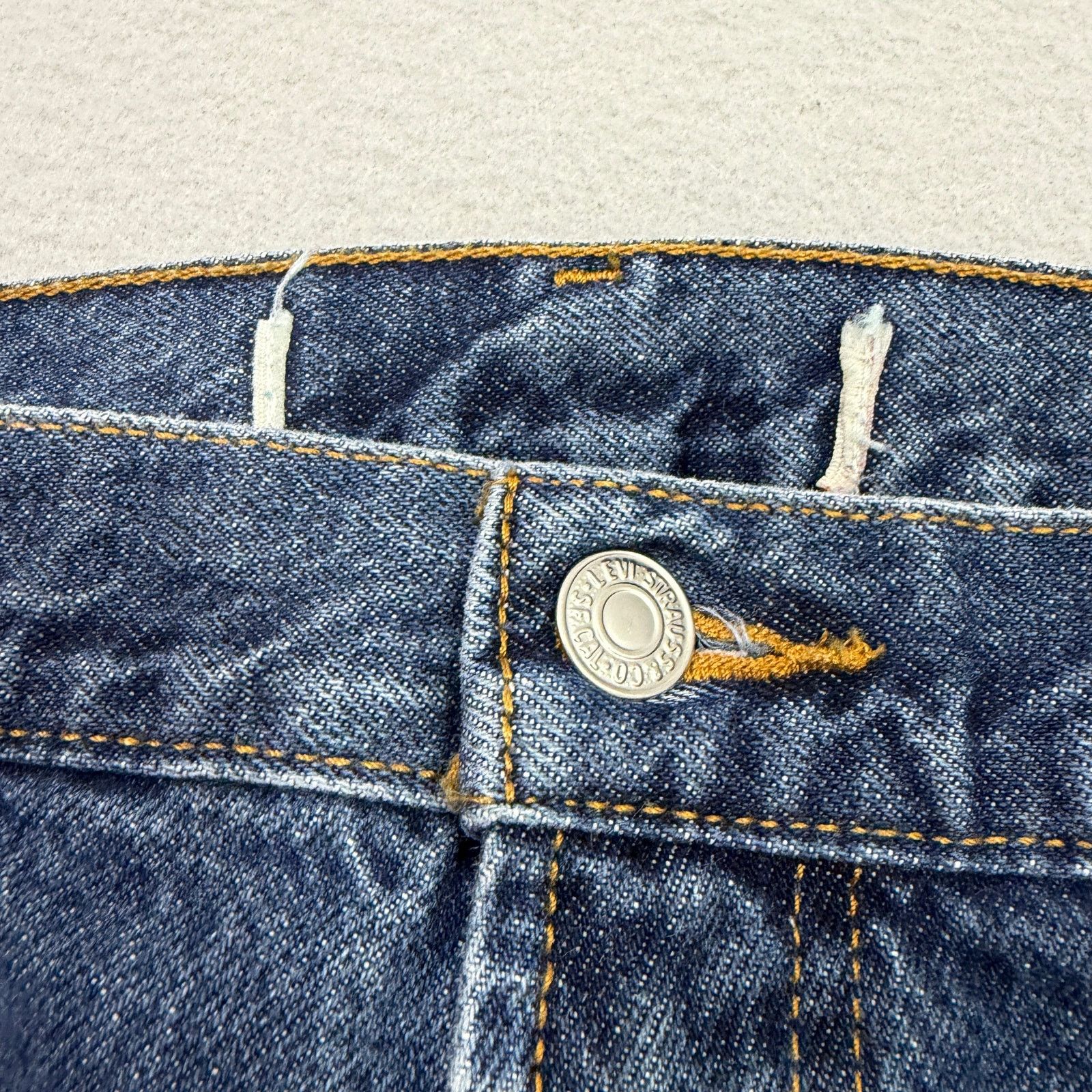 Levi's Vintage Levis 517 Bootcut Jeans Men's 38x34 Blue Denim 90s Size US 38 / EU 54 - 3 Thumbnail