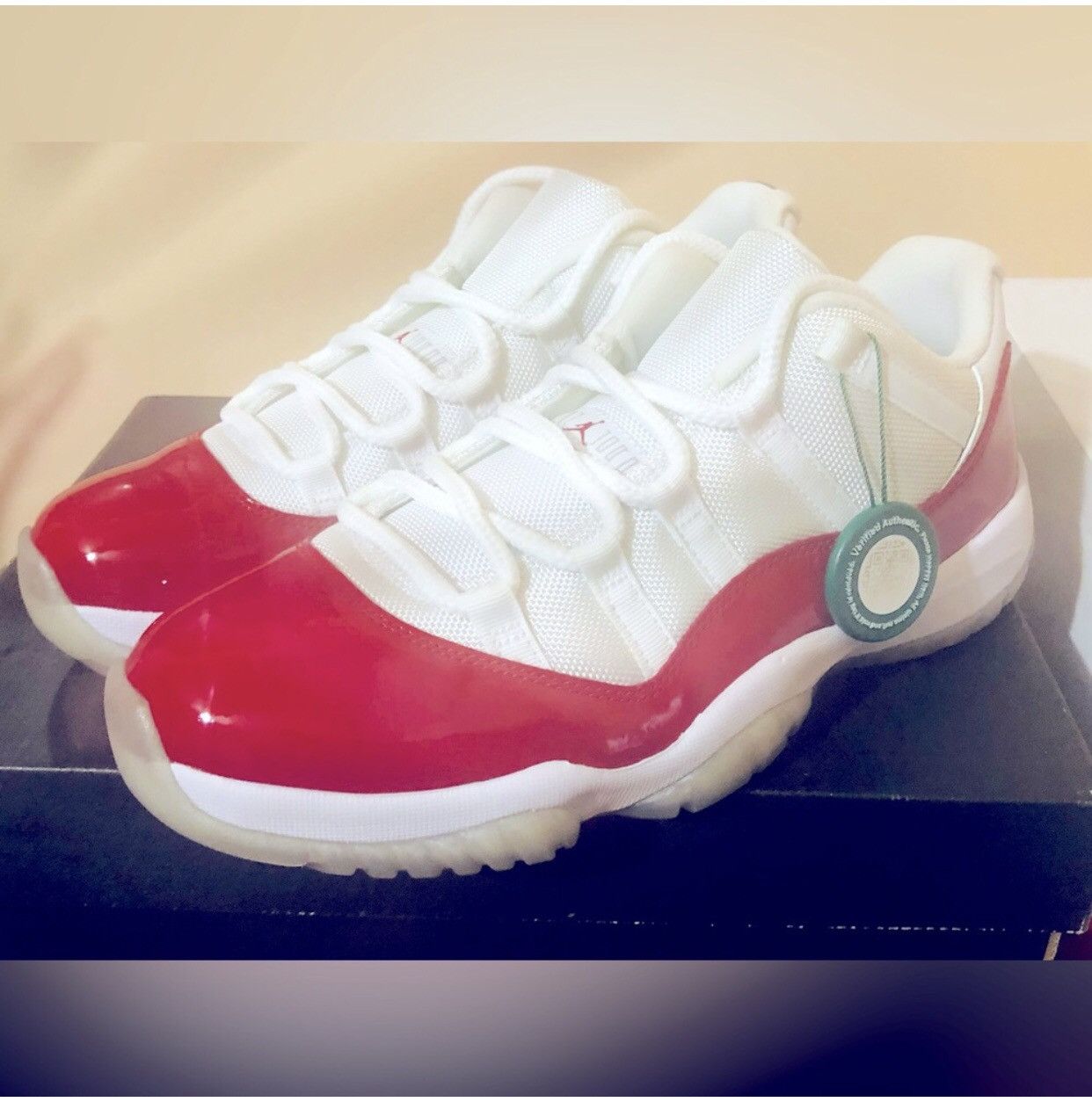 Jordan Brand Jordan 11 Low Cherry Retro - Exclusive limited stock Size US 9.5 / EU 42-43 - 1 Thumbnail