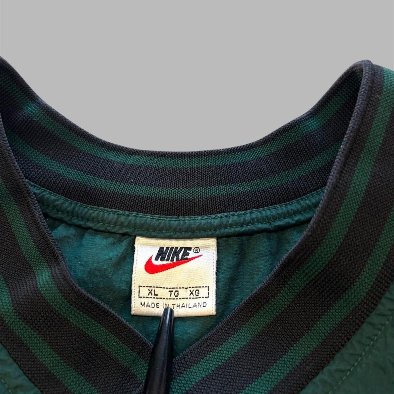 Nike 90s Green Nike Pull Over Windbreaker Size US XL / EU 56 / 4 - 2 Thumbnail