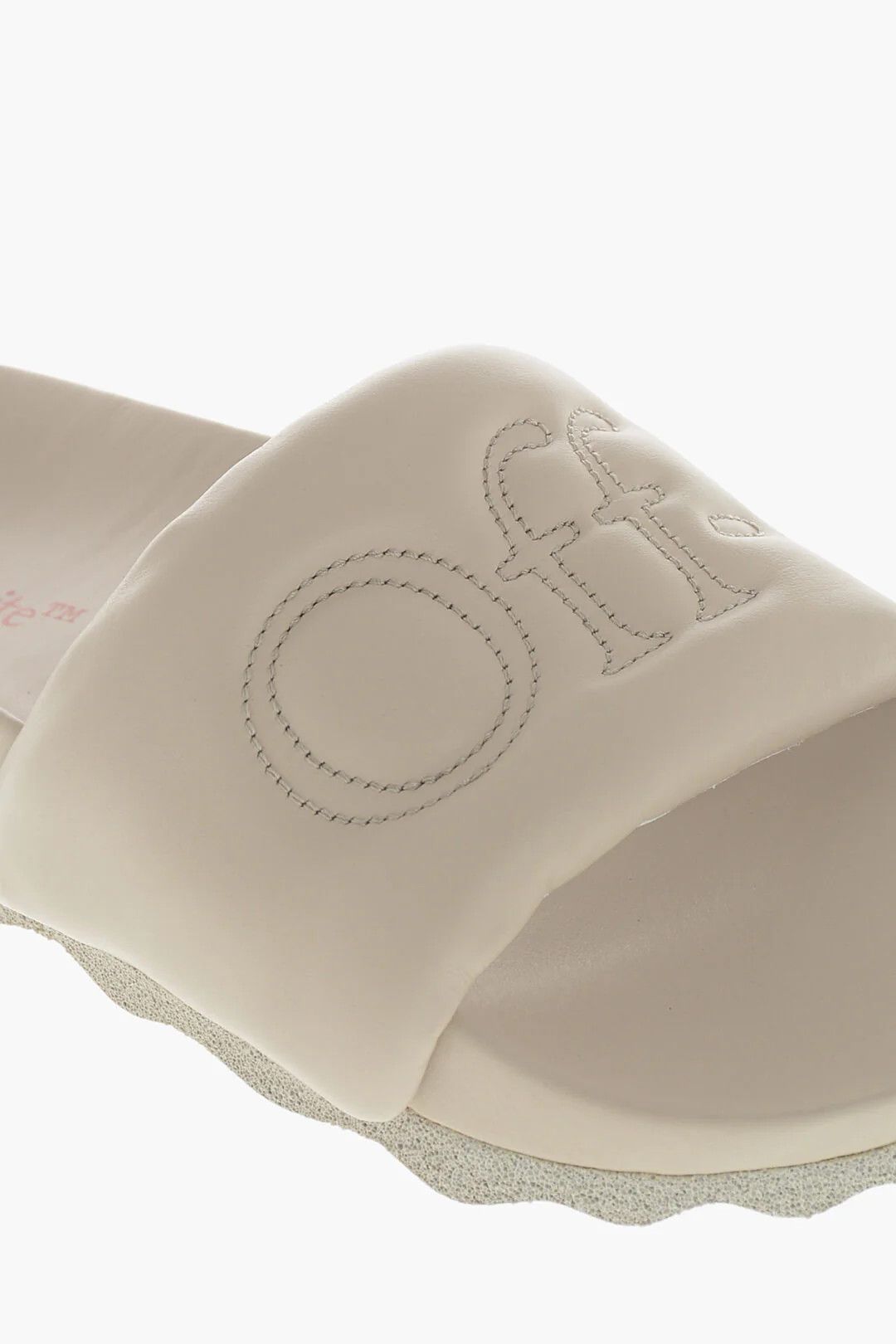 Off-White og1mm0426 Leather Solid-Color Slides in Pink Size US 8 / IT 38 - 4 Thumbnail