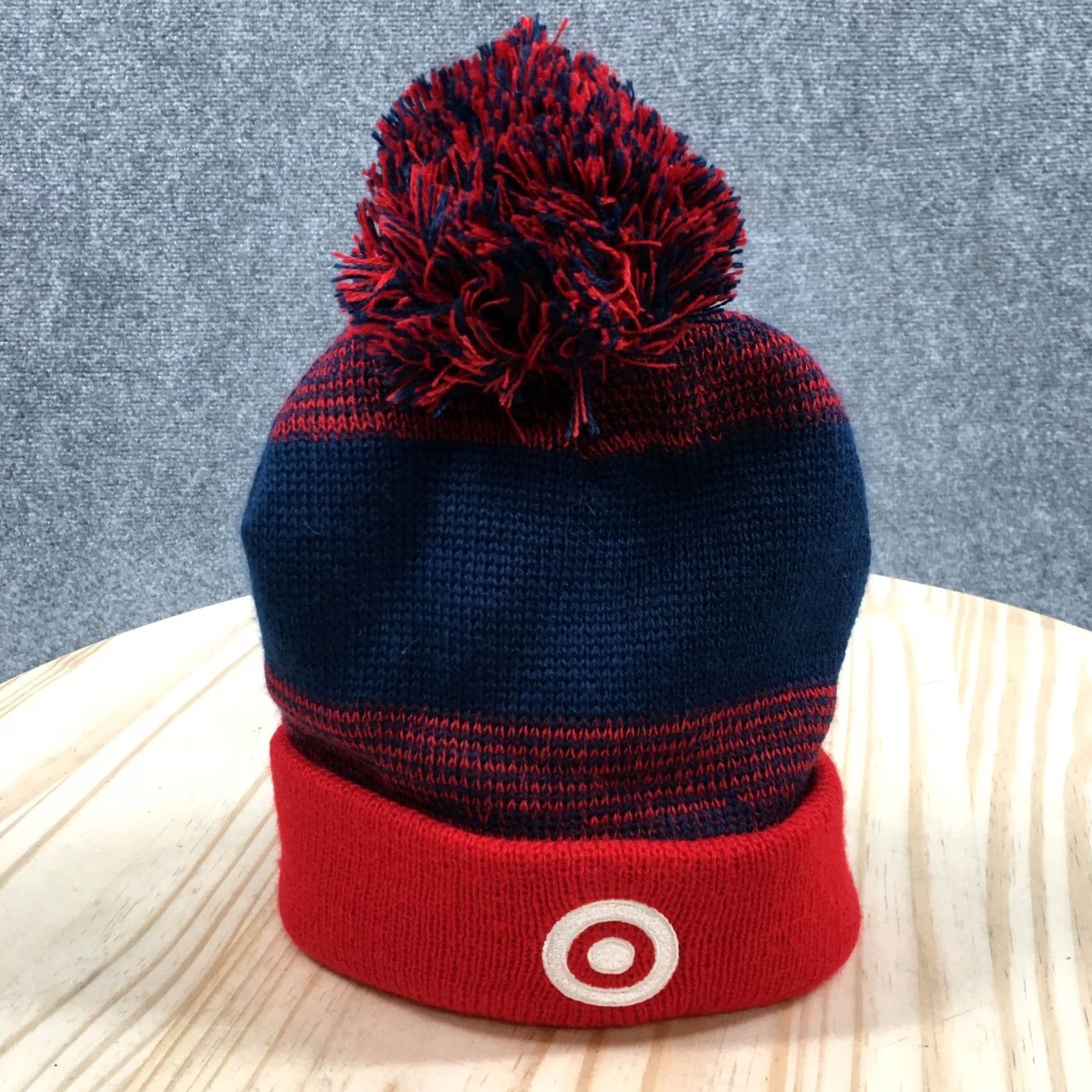 Twins Minnesota Twins Beanie Winter Hat Mens One Size Red Blue Knit Cuffed Pom Pom Sports Knit Hat Beanie Mens Size ONE SIZE - 6 Thumbnail
