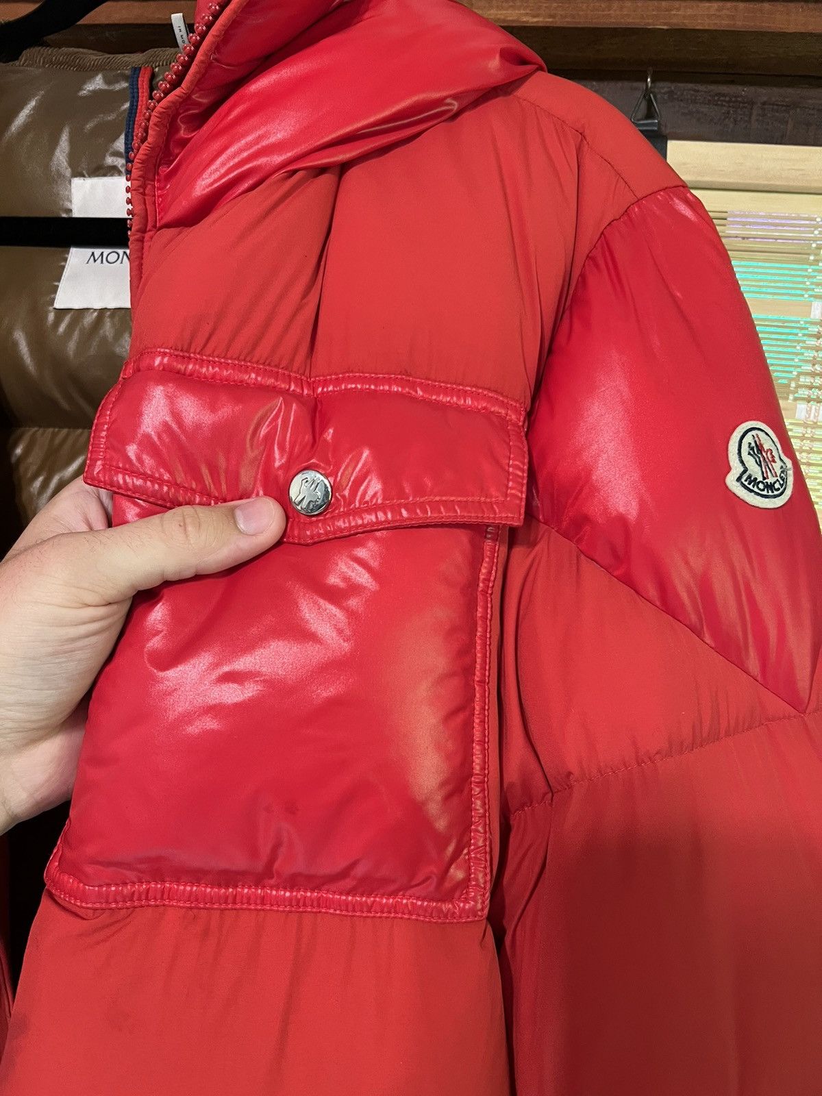 Moncler Moncler red puffer Size US XL / EU 56 / 4 - 2 Thumbnail