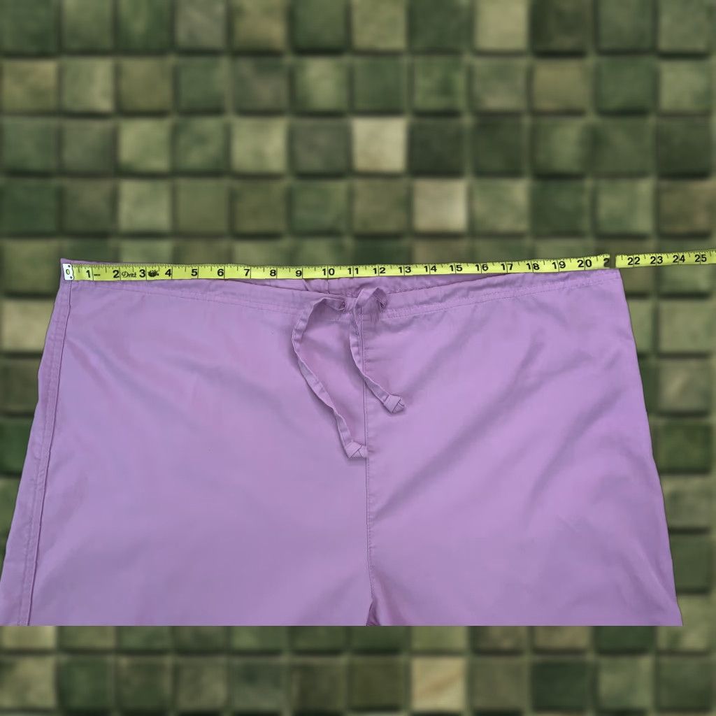 Dickies Dickies Purple Scrub Bottoms Womens L Drawstring Soft Straight Leg Pants-44A Size 36" / US 14 / IT 50 - 1 Thumbnail