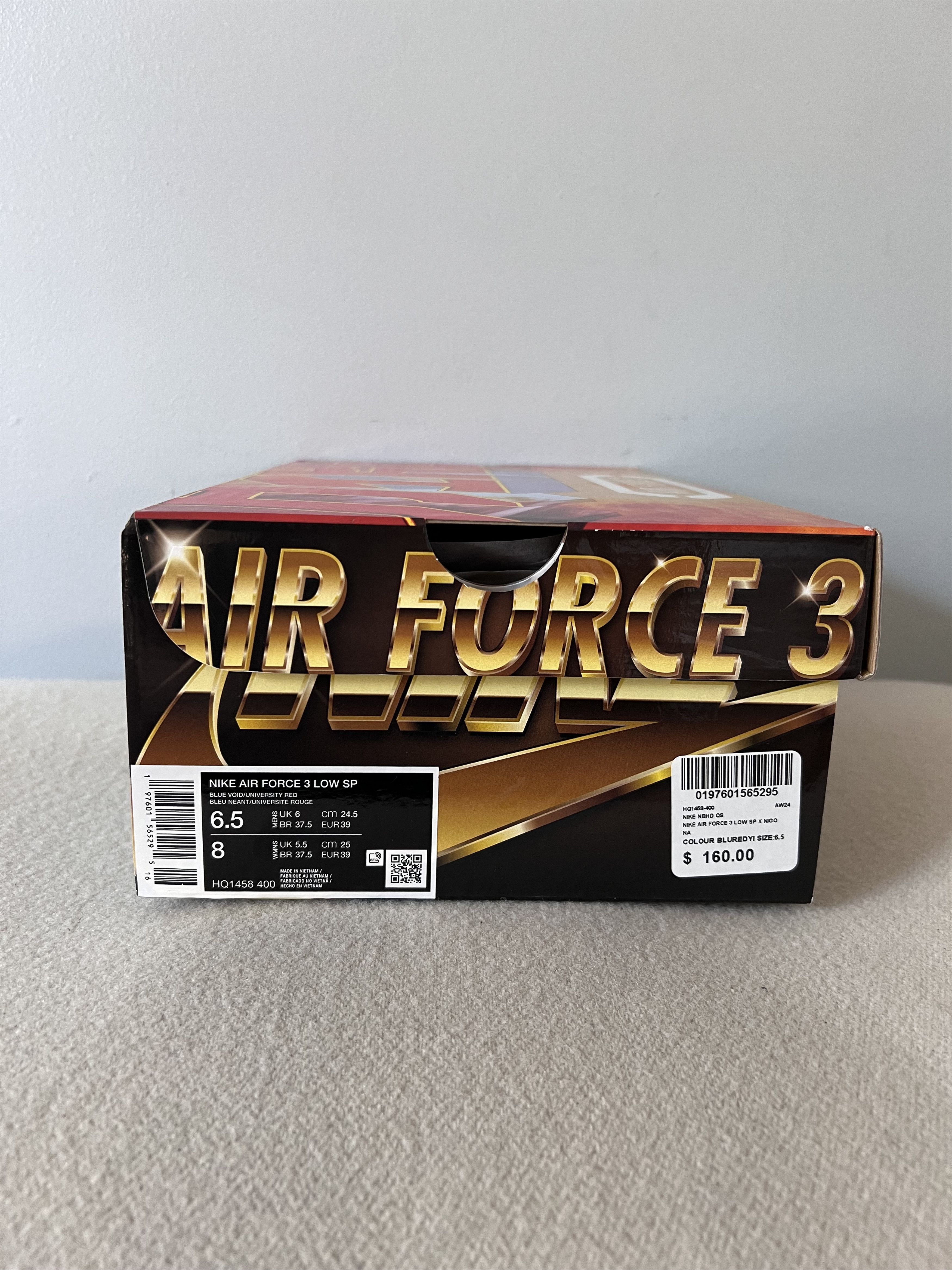 Nigo × Nike NIGO Nike Air Force 3 Low SP in Blue Void Size US 6.5 / EU 39-40 - 8 Thumbnail