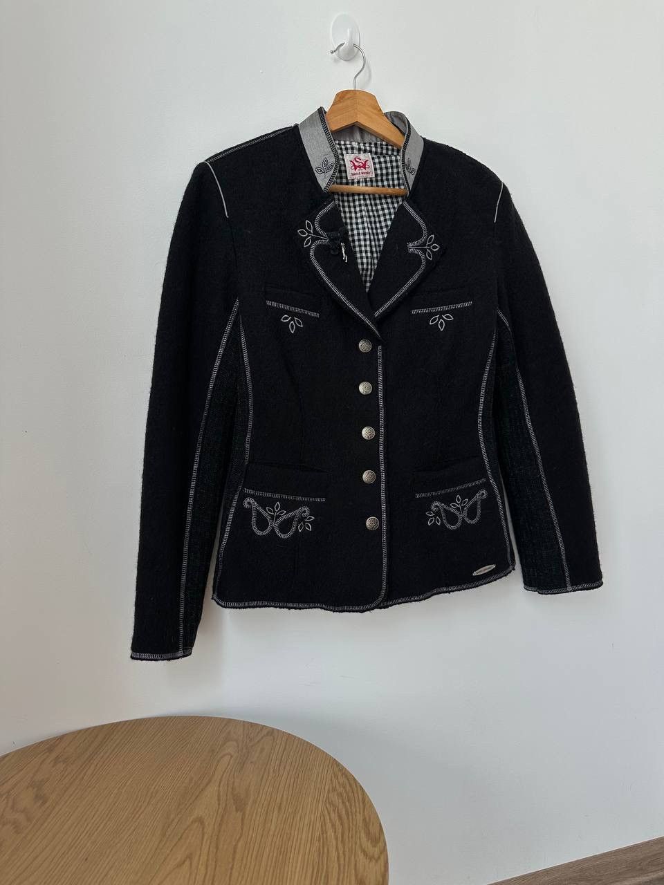 Other UK Vintage Spieth &Wensky Black Wool Jacket German Trachtenwear Size US S / EU 44-46 / 1 - 17 Thumbnail