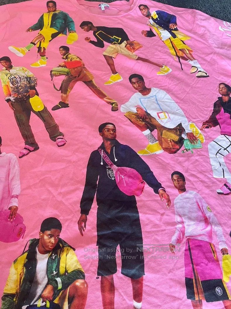 Loewe oversize graphic t-shirt in vibrant pink. Size US M / EU 48-50 / 2 - 2 Thumbnail