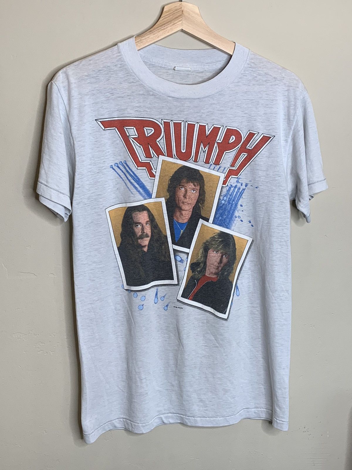 Band Tees RARE Vintage 80’s Triumph Sport Of Kings Single Stitch Shirt Size US L / EU 52-54 / 3 - 1 Thumbnail