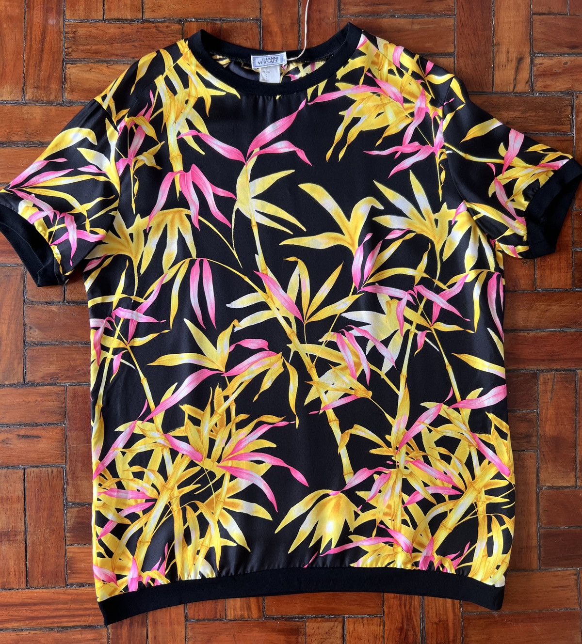 Versace Versace Spring 2000 bamboo silk Size US M / EU 48-50 / 2 - 8 Thumbnail