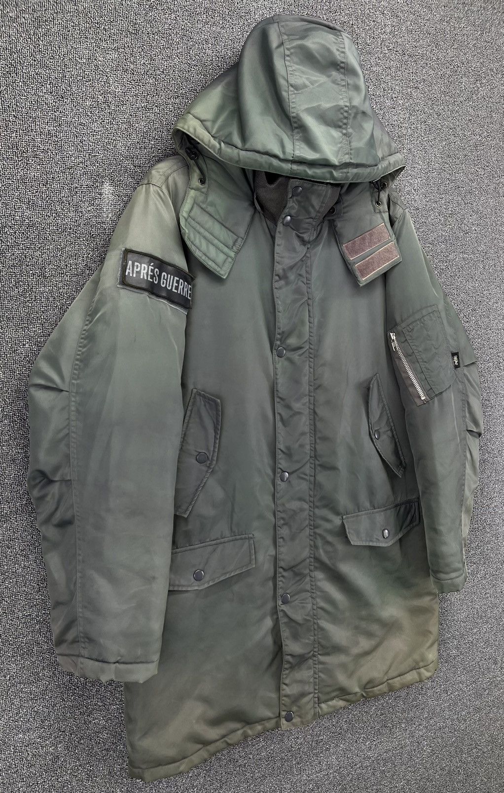 Mossimo Vintage Mossimo Military Army Parkas Bomber Jacket Size US L / EU 52-54 / 3 - 2 Thumbnail
