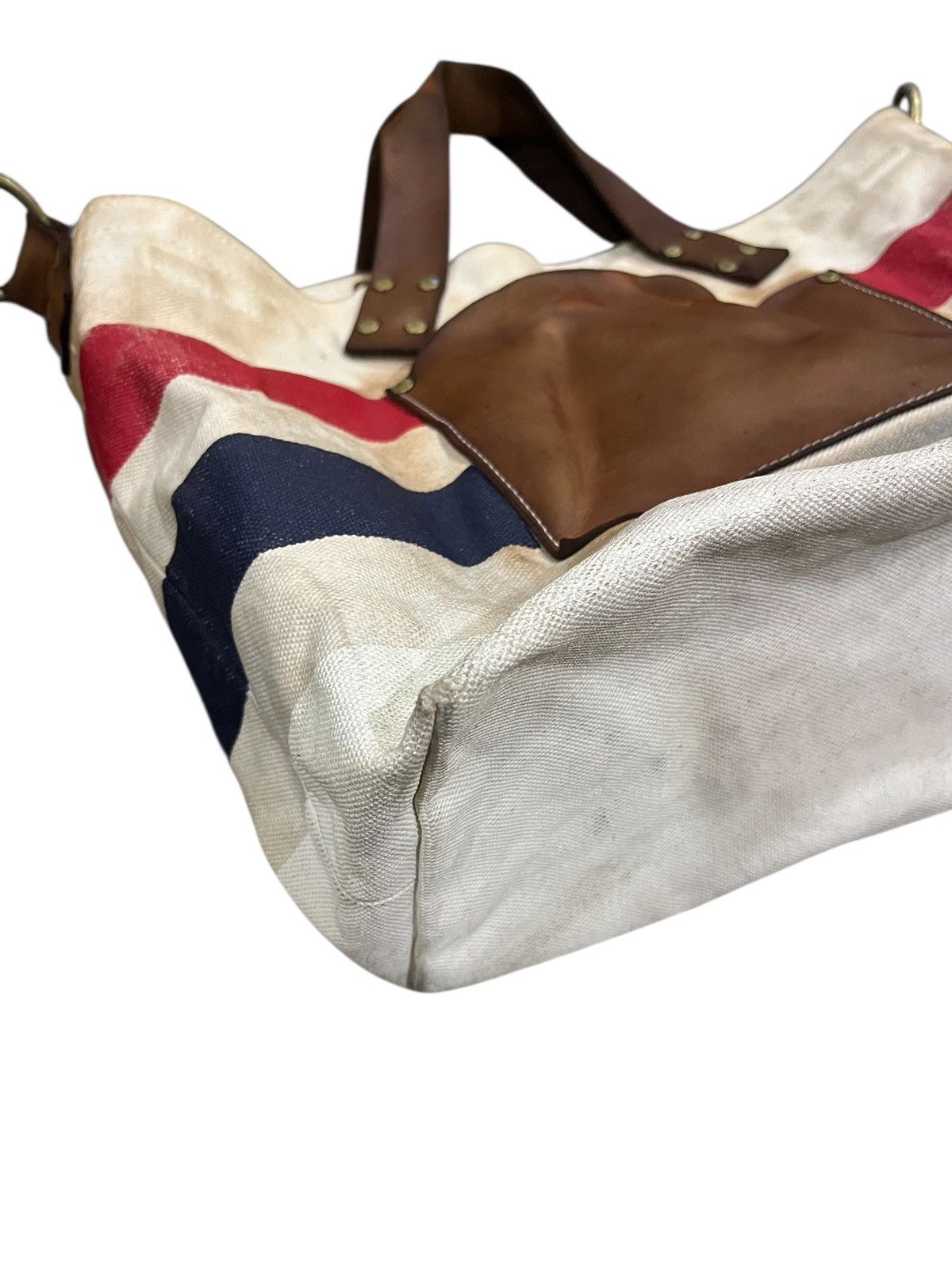 Japanese Brand vintage THE SUPERIOR LABOUR JPN CANVAS LEATHER SHOULDER BAG Size ONE SIZE - 12 Thumbnail