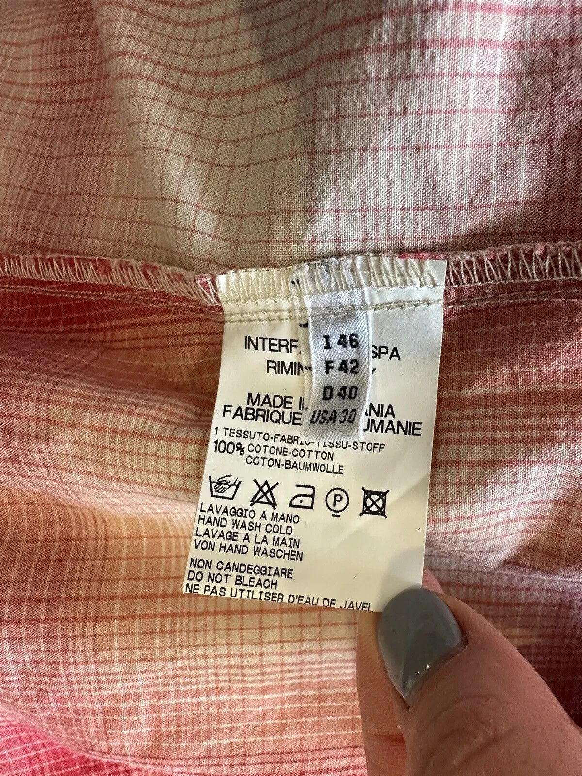 Marithe + Francois Girbaud Le Jeans Marithe Francois Girbaud Check Womens Shirt Button Size M / US 6-8 / IT 42-44 - 11 Thumbnail