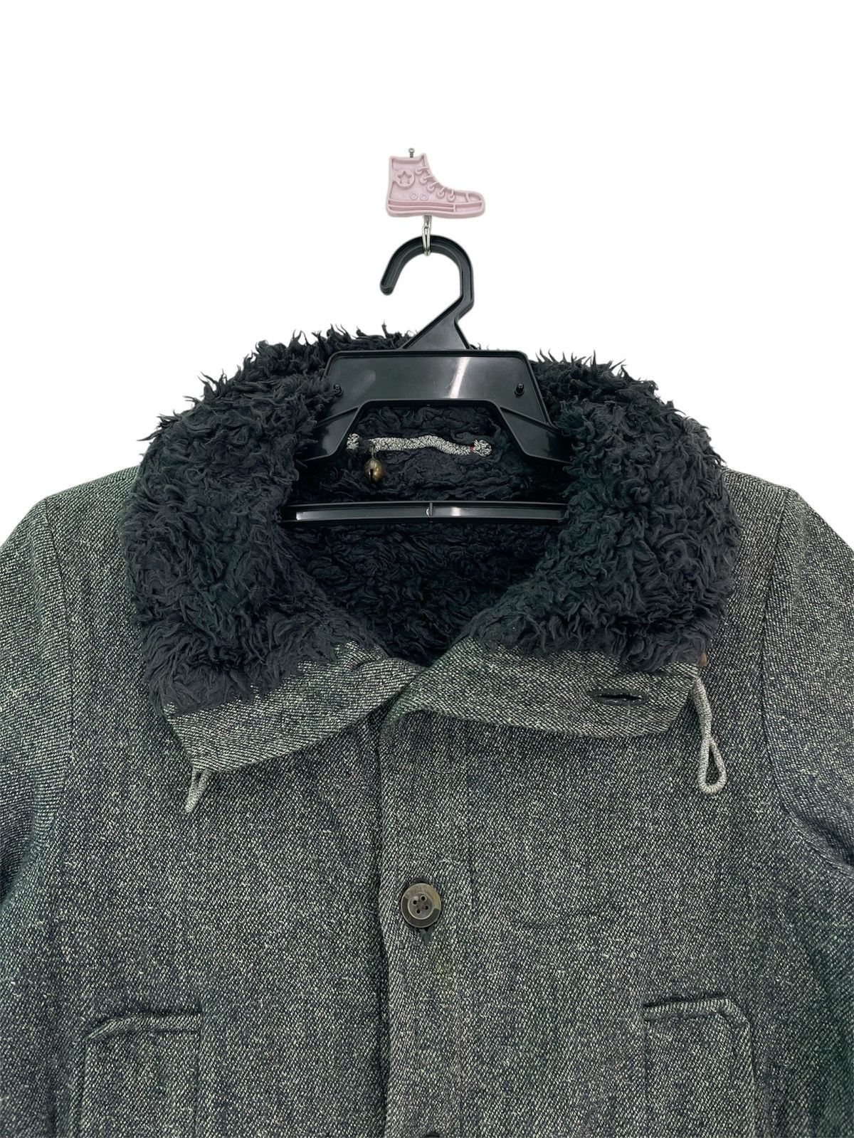 45rpm Rare 45rpm indigo dyed sherpa lined trench jacket Size US M / EU 48-50 / 2 - 5 Thumbnail